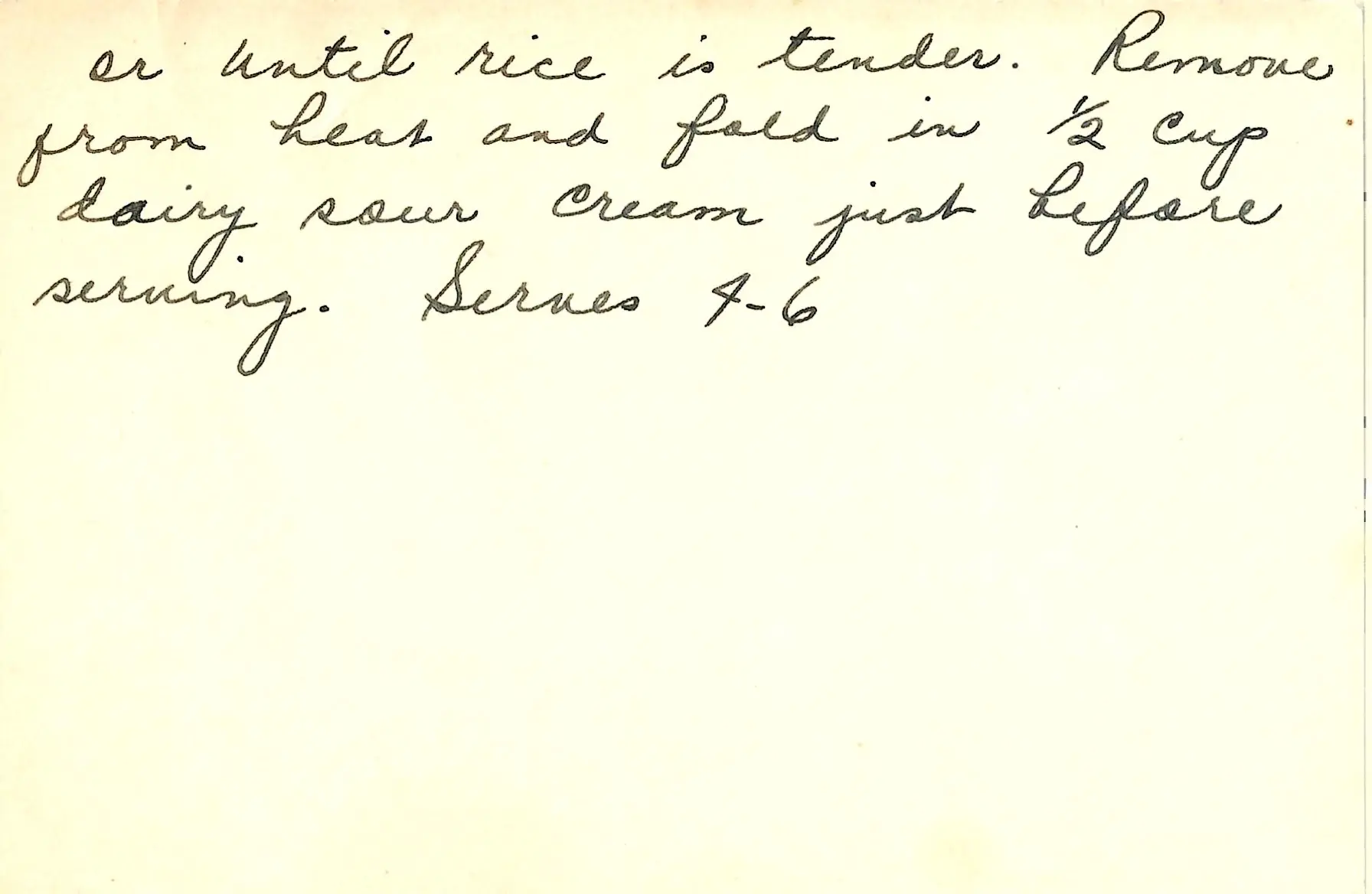 Original Handwritten Card