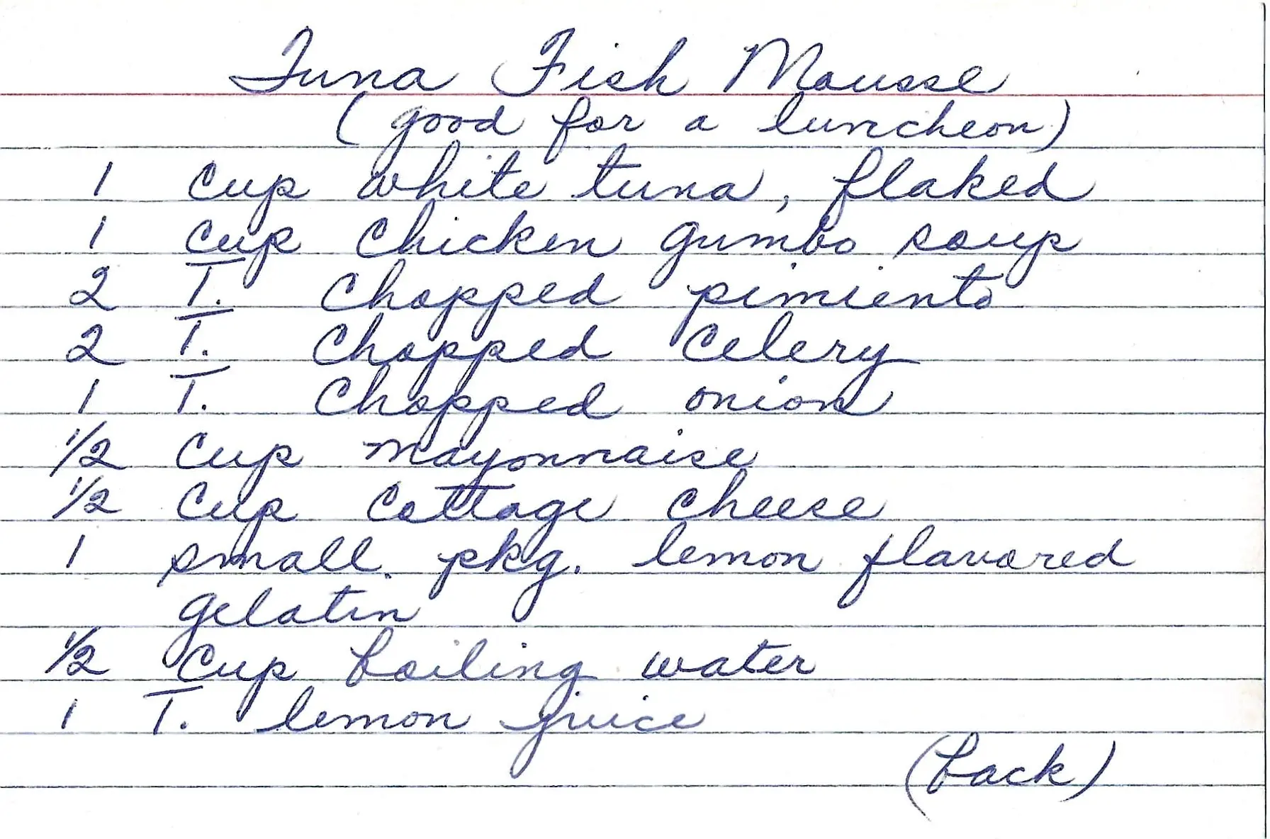 Original Handwritten Card