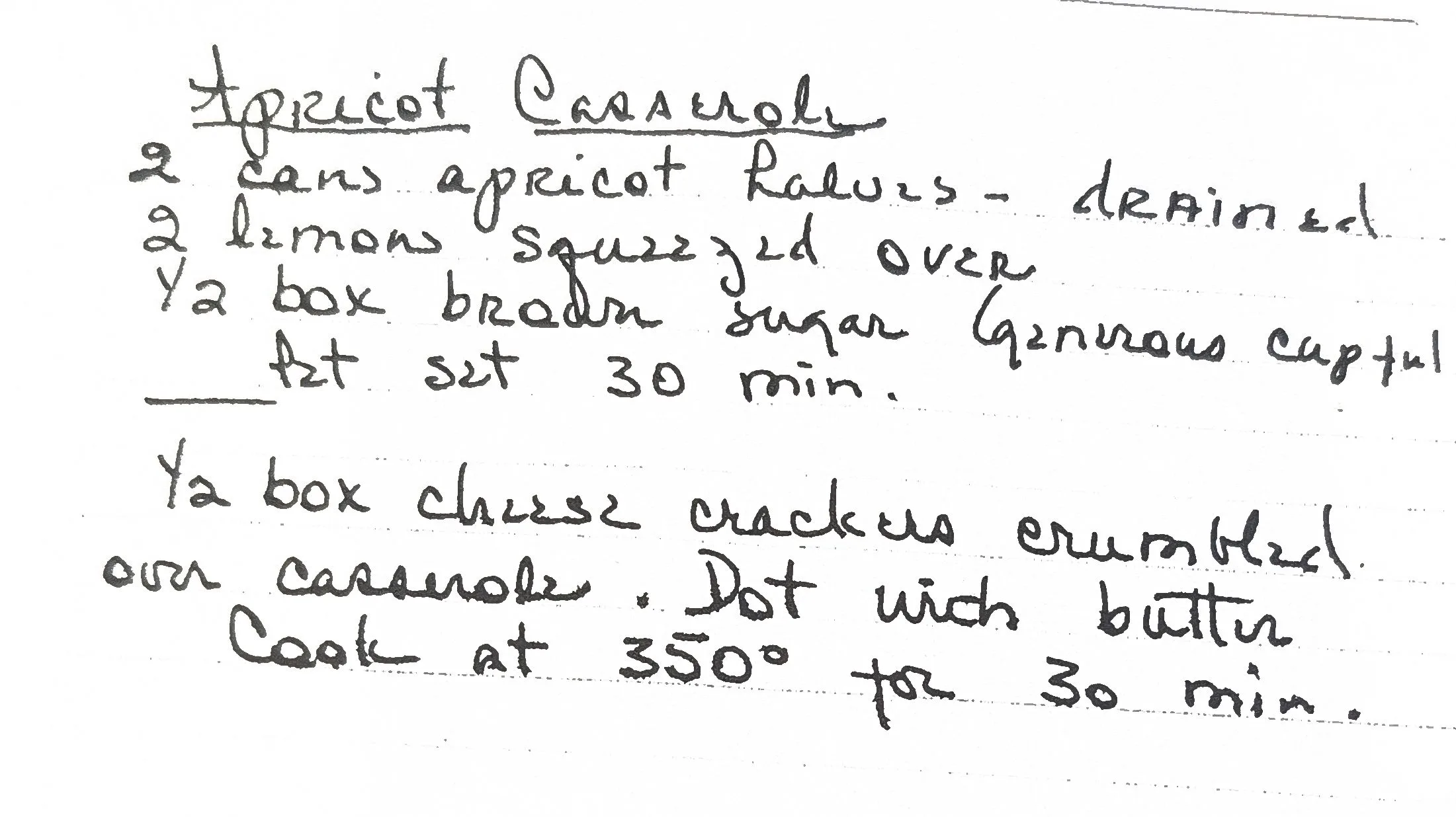 Original Handwritten Card