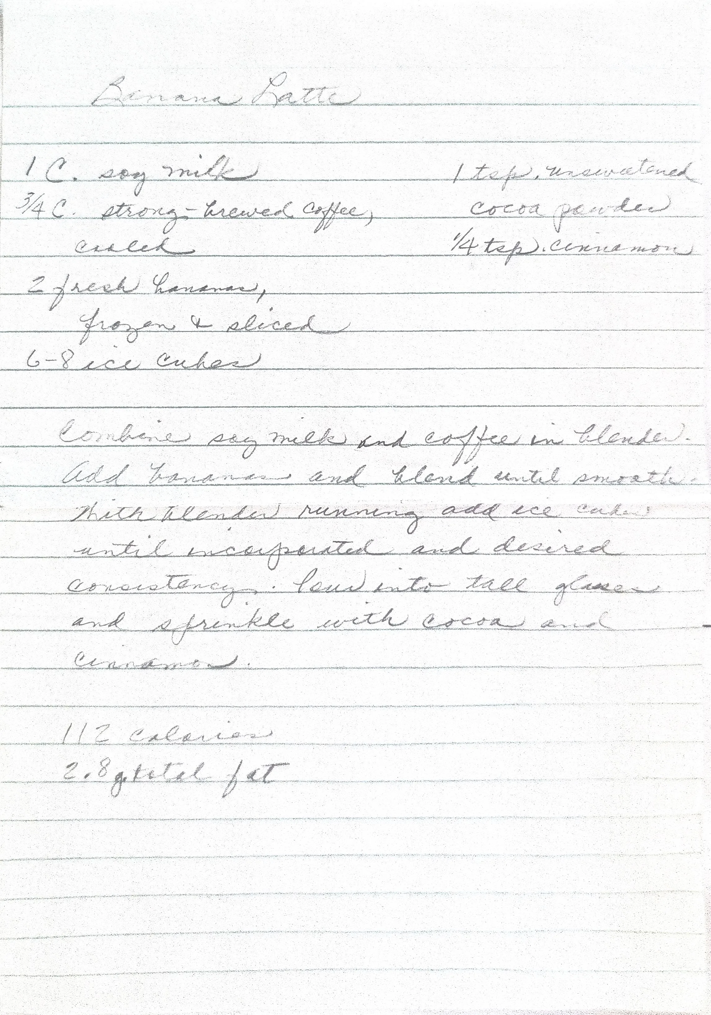 Original Handwritten Card