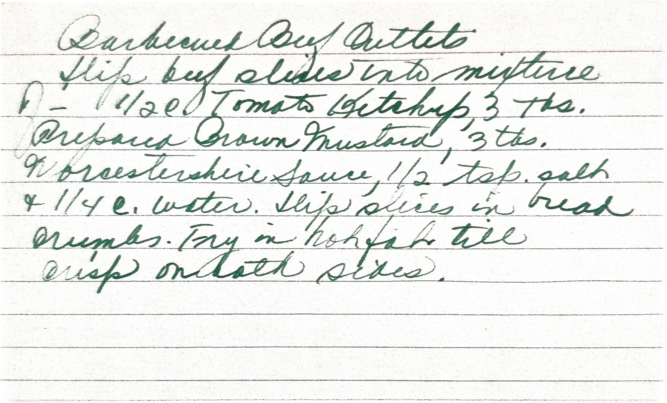 Original Handwritten Card