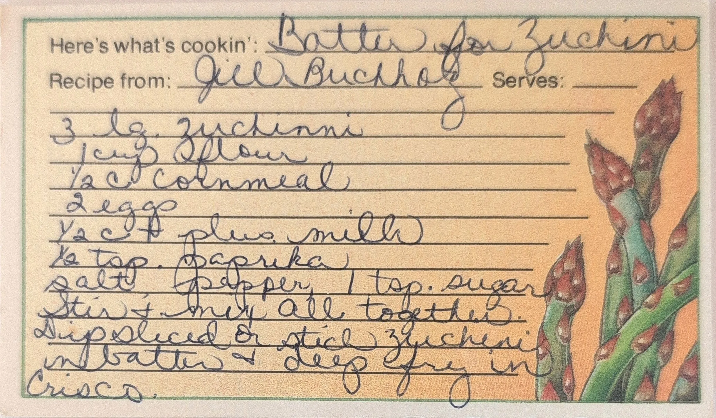 Original Handwritten Card