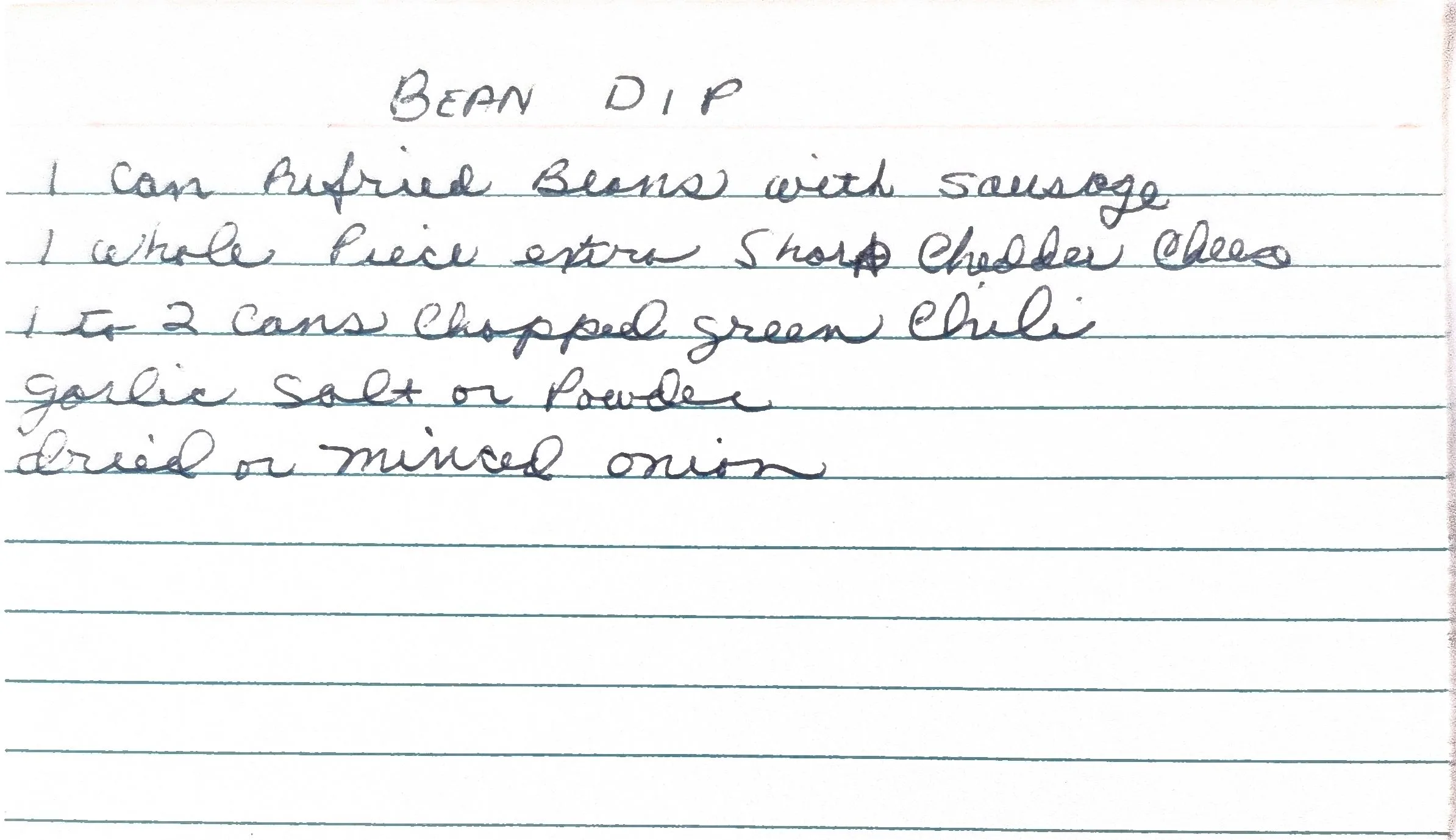 Original Handwritten Card