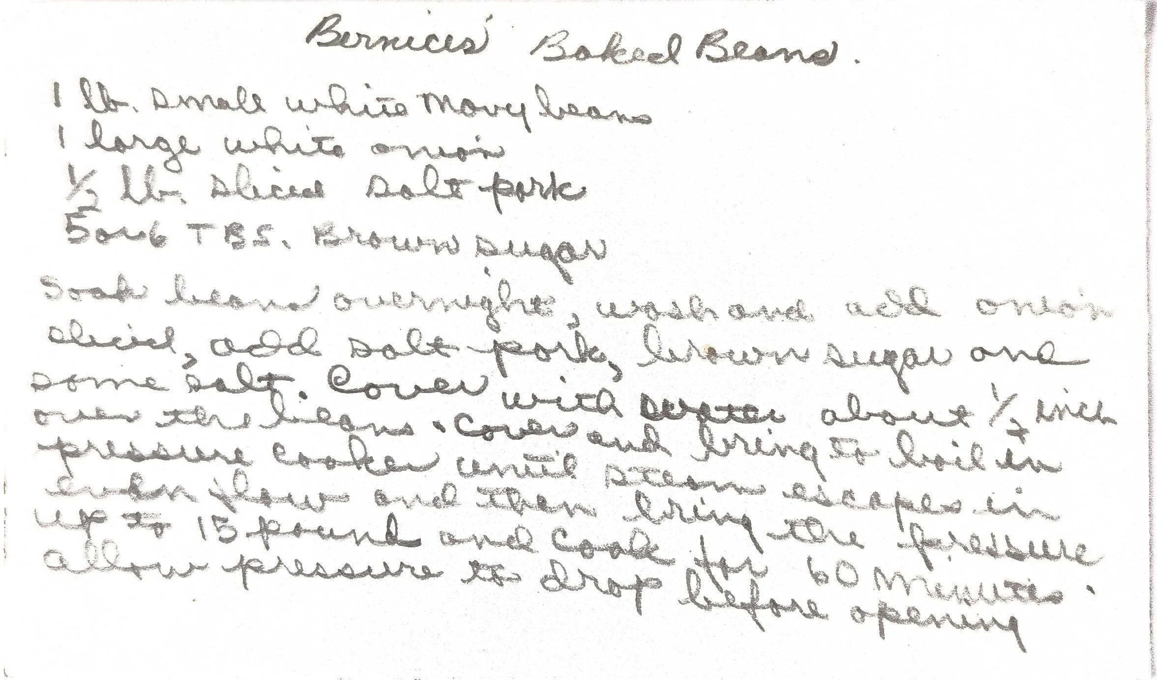 Original Handwritten Card