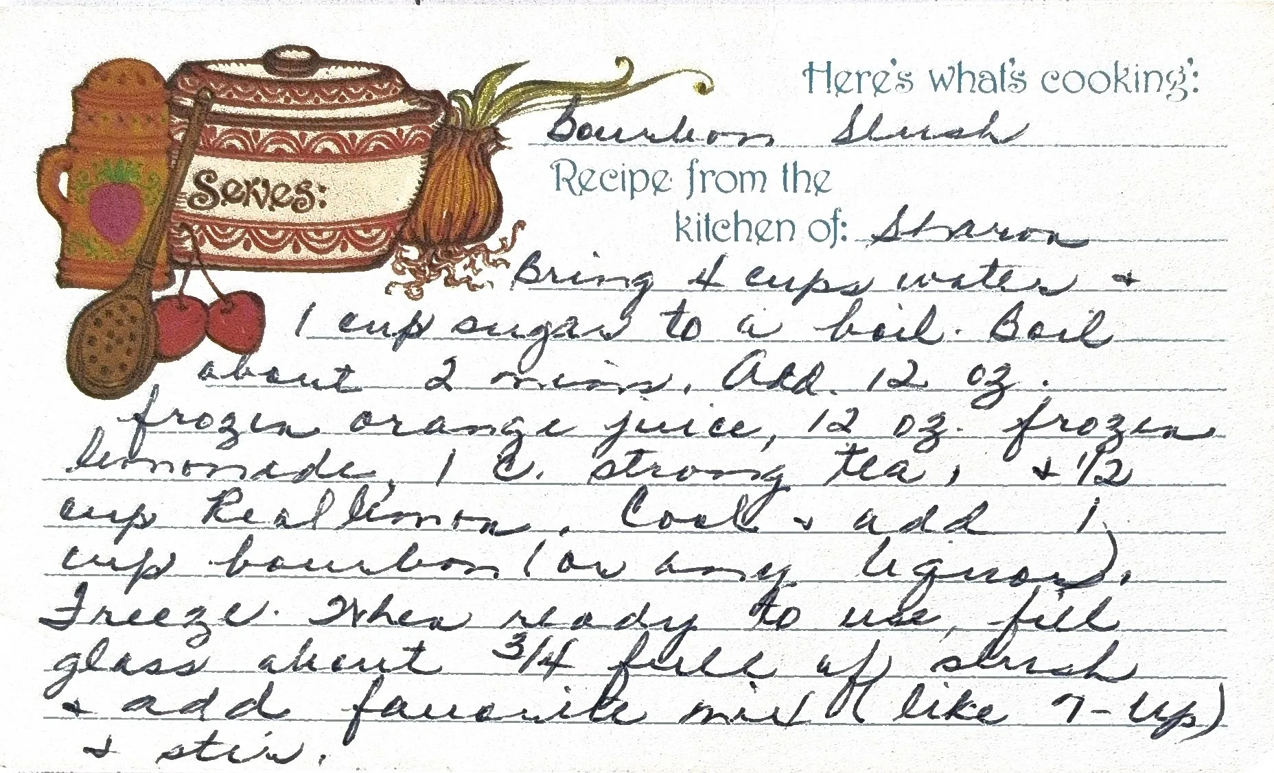 Original Handwritten Card