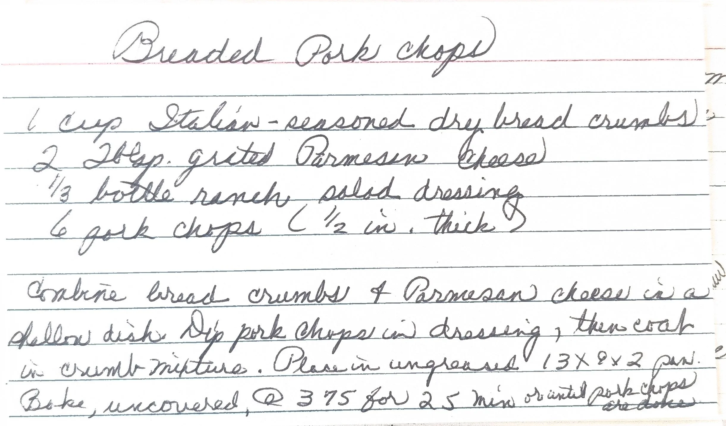 Original Handwritten Card