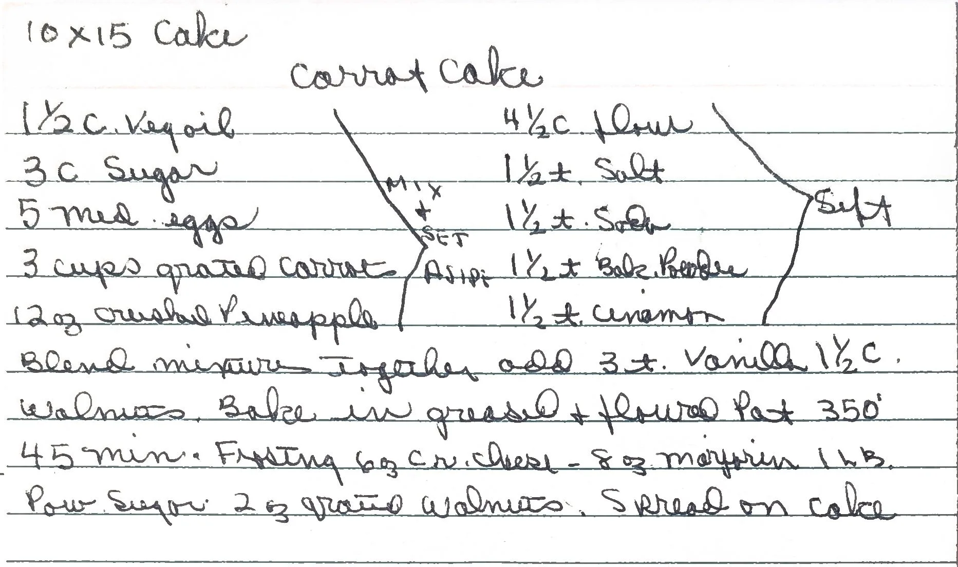 Original Handwritten Card
