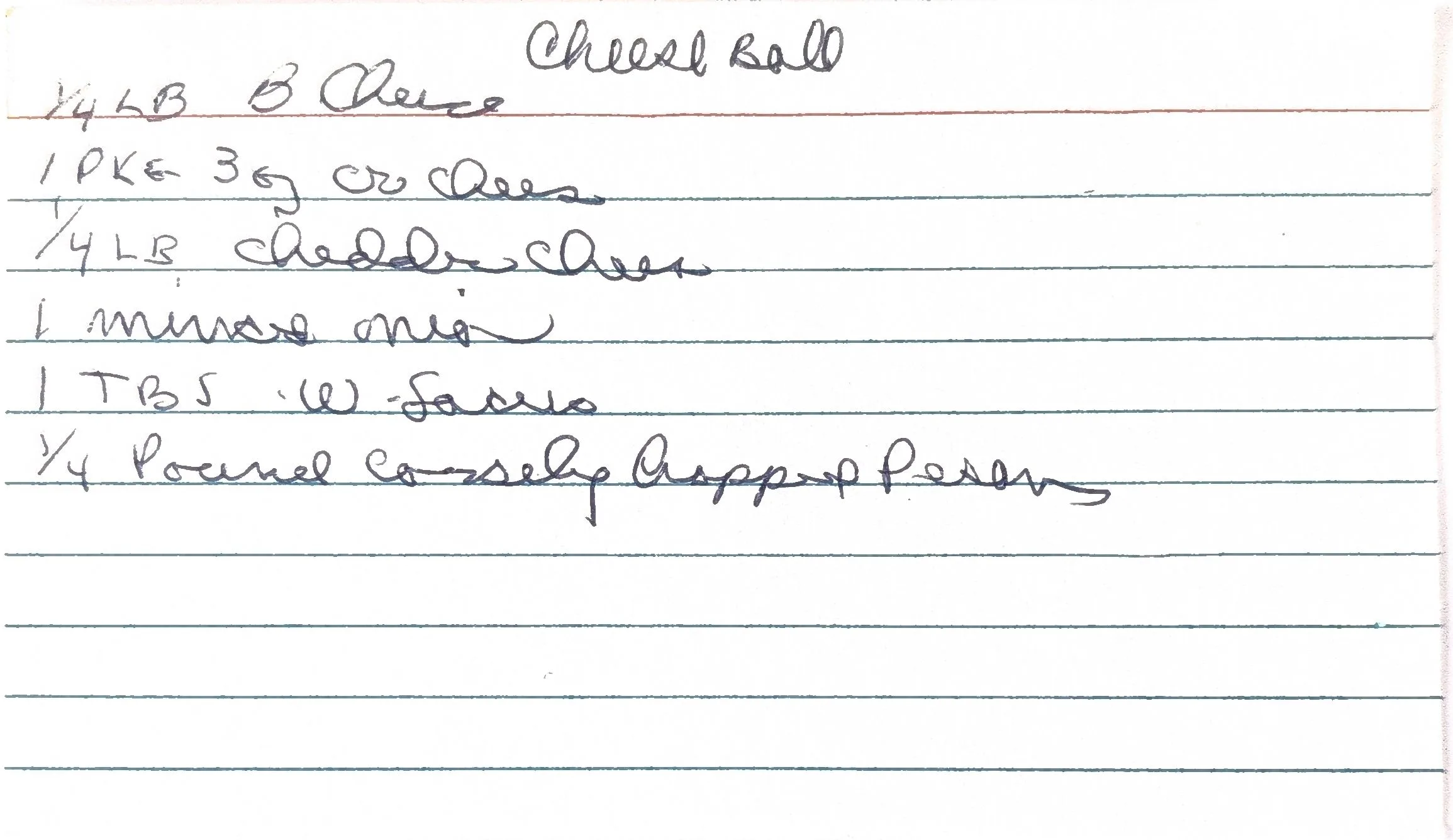 Original Handwritten Card