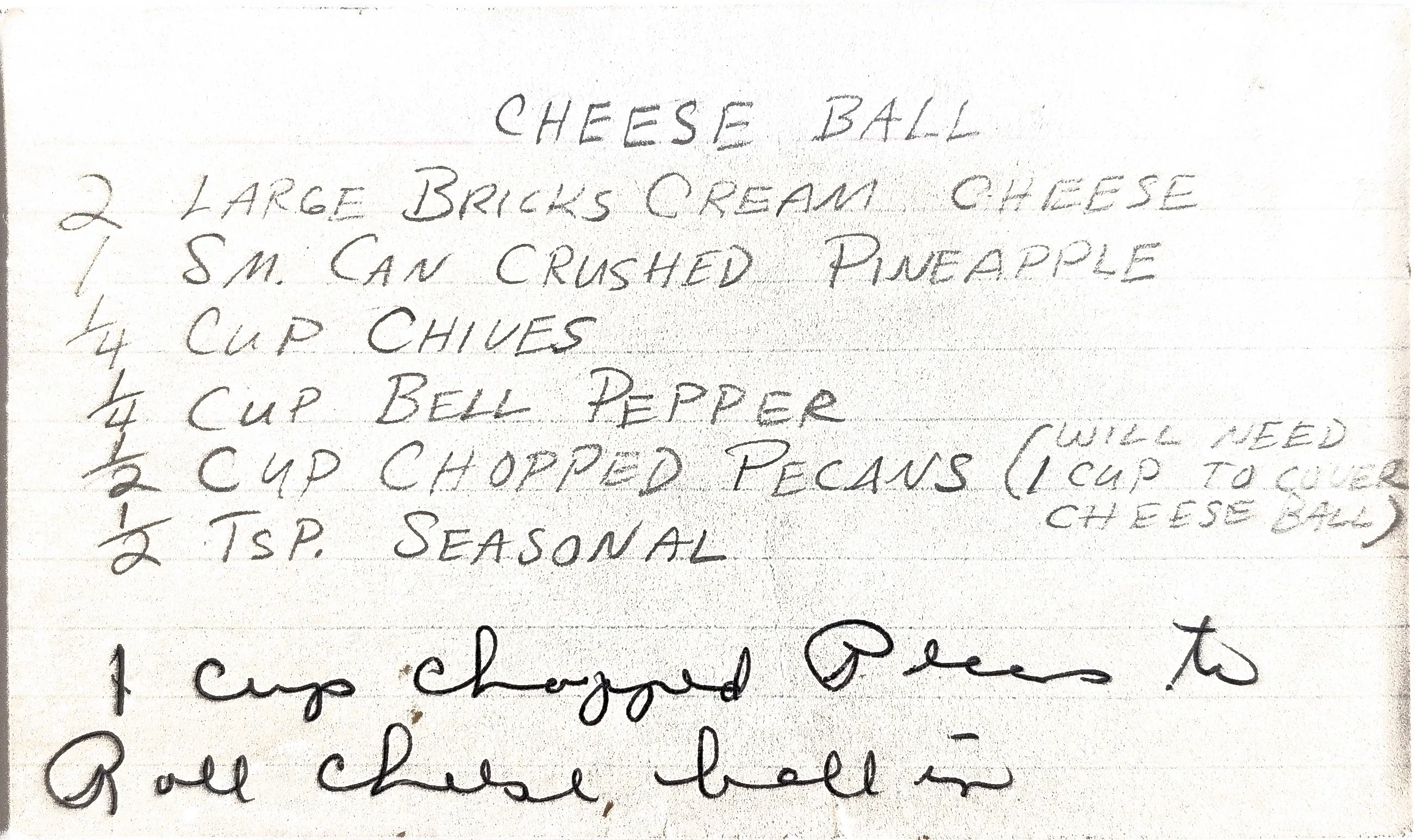 Original Handwritten Card