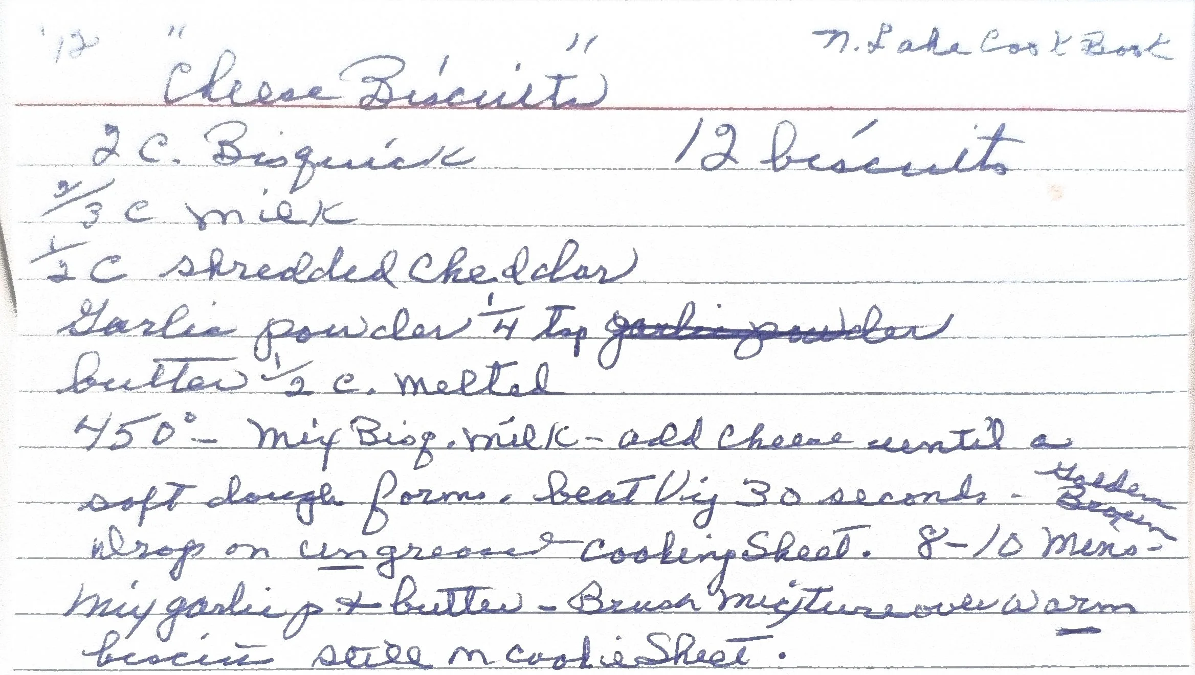 Original Handwritten Card