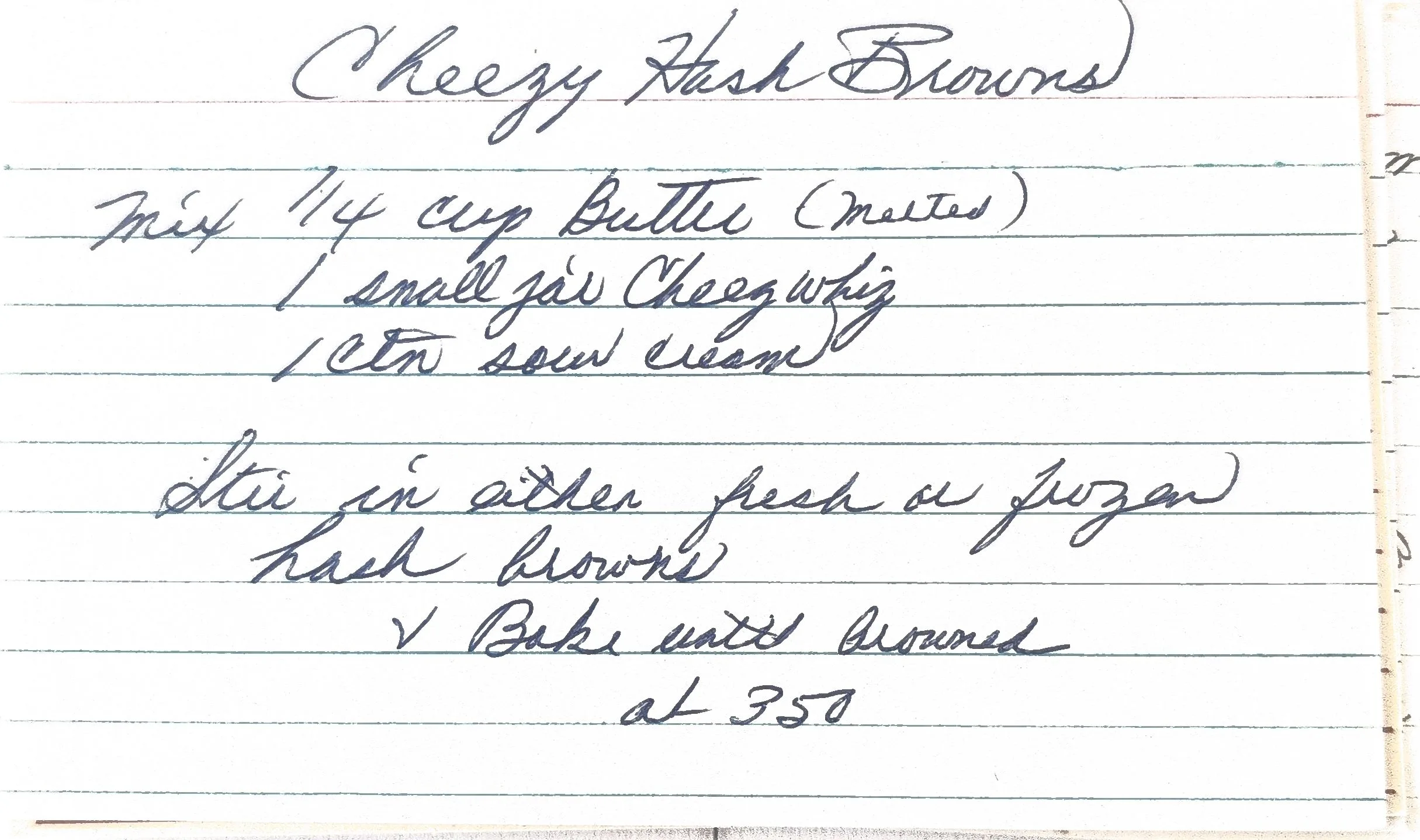 Original Handwritten Card