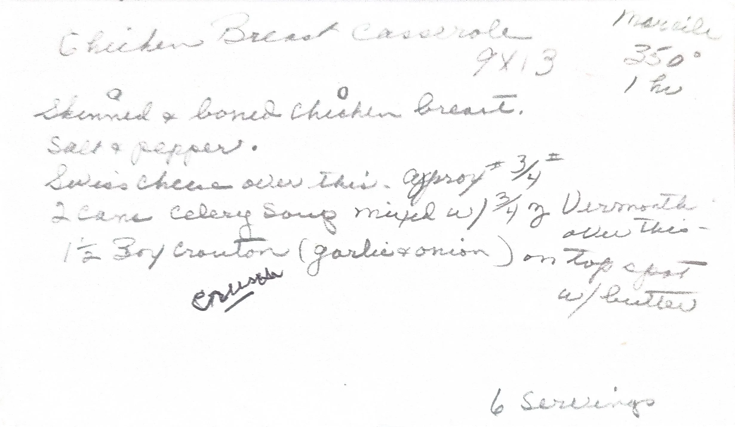 Original Handwritten Card