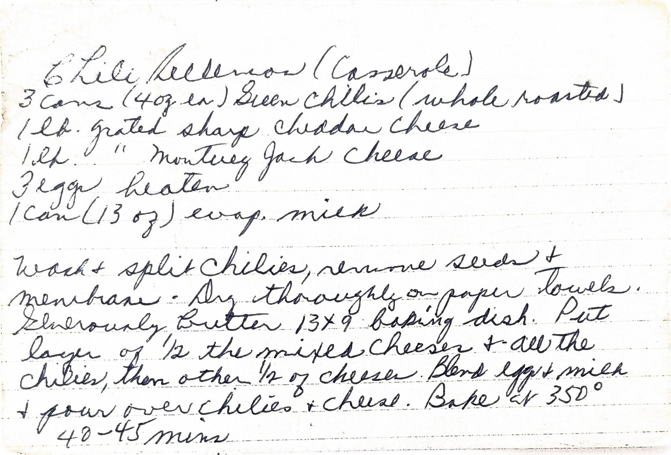 Original Handwritten Card