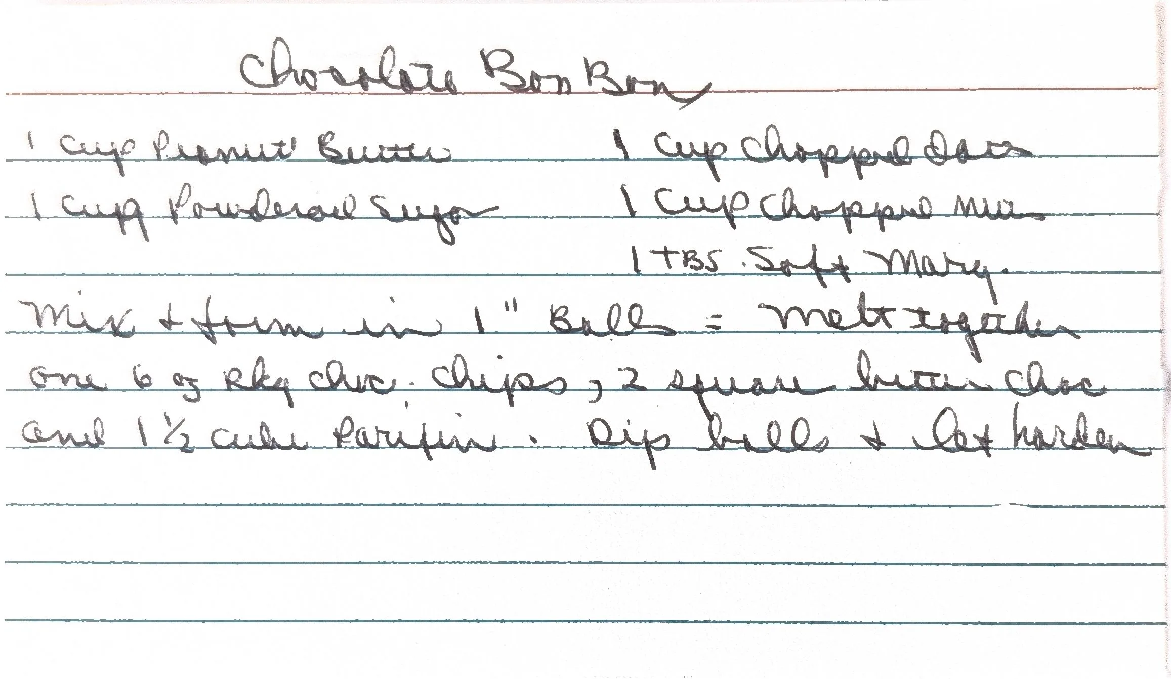 Original Handwritten Card