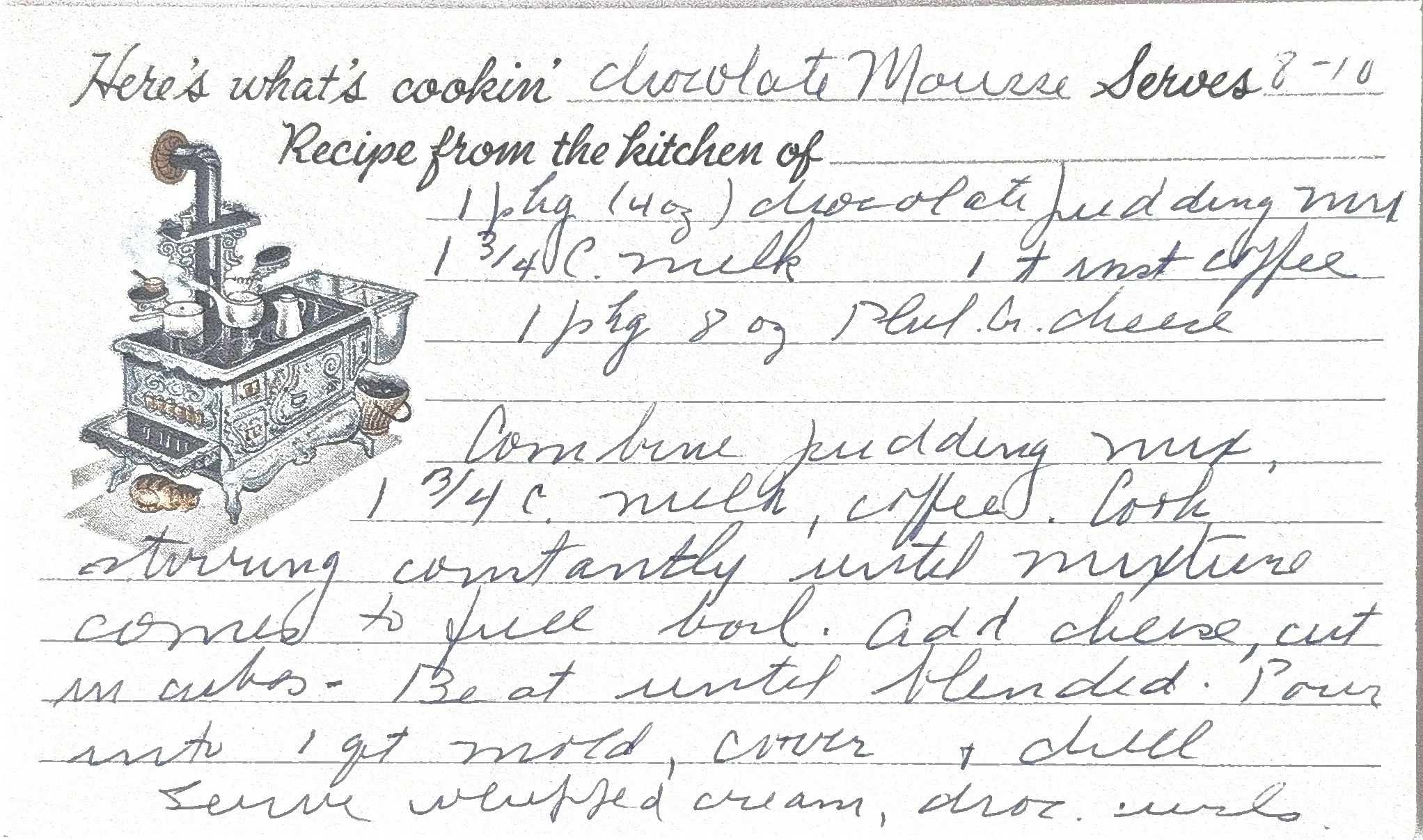 Original Handwritten Card