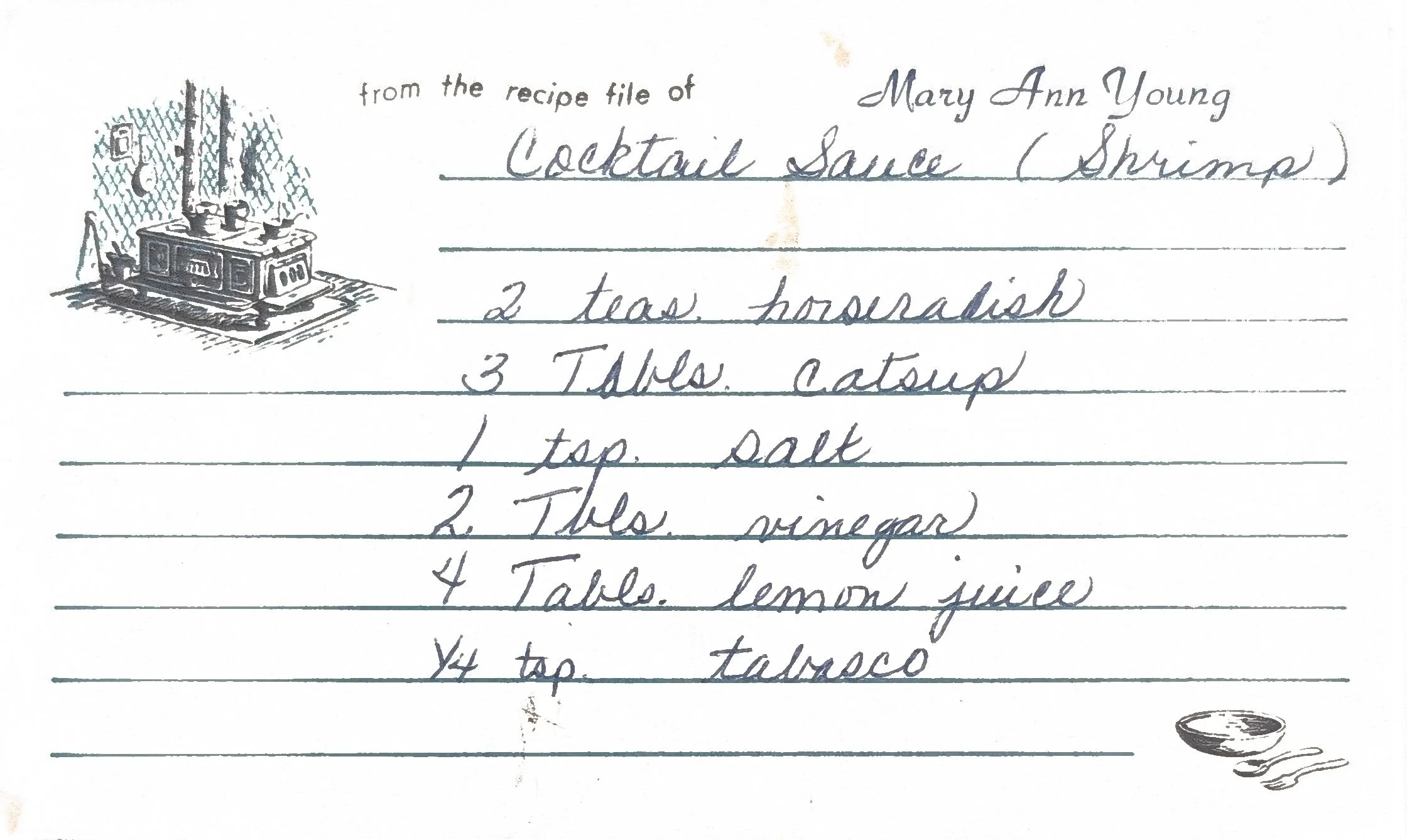 Original Handwritten Card
