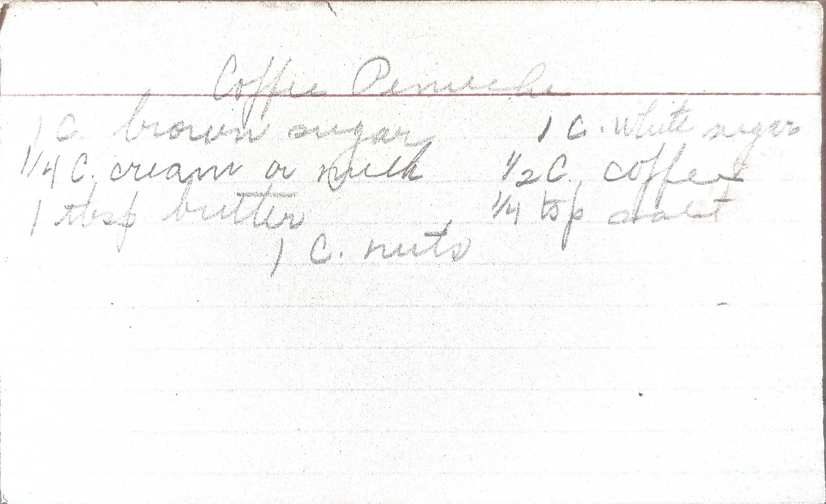 Original Handwritten Card