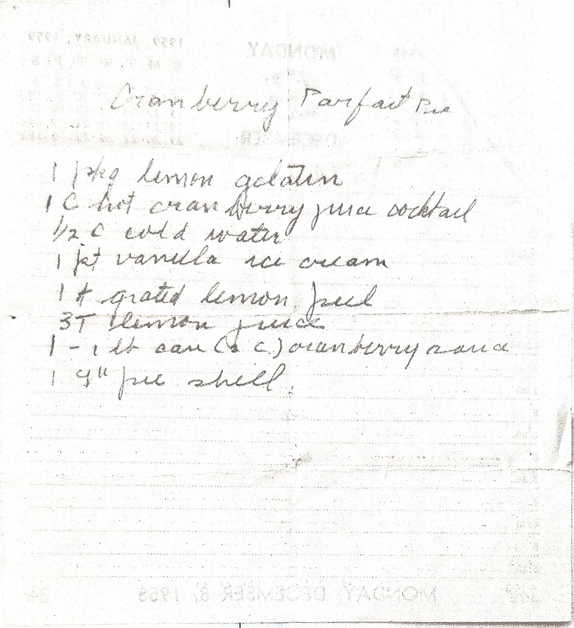 Original Handwritten Card