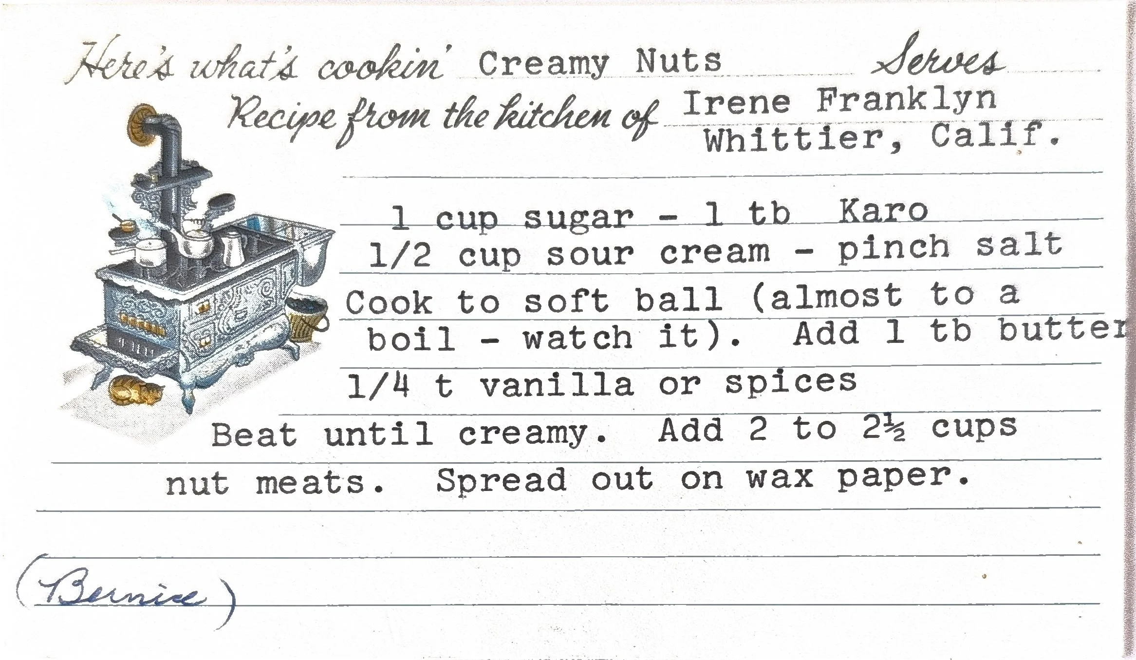Original Handwritten Card