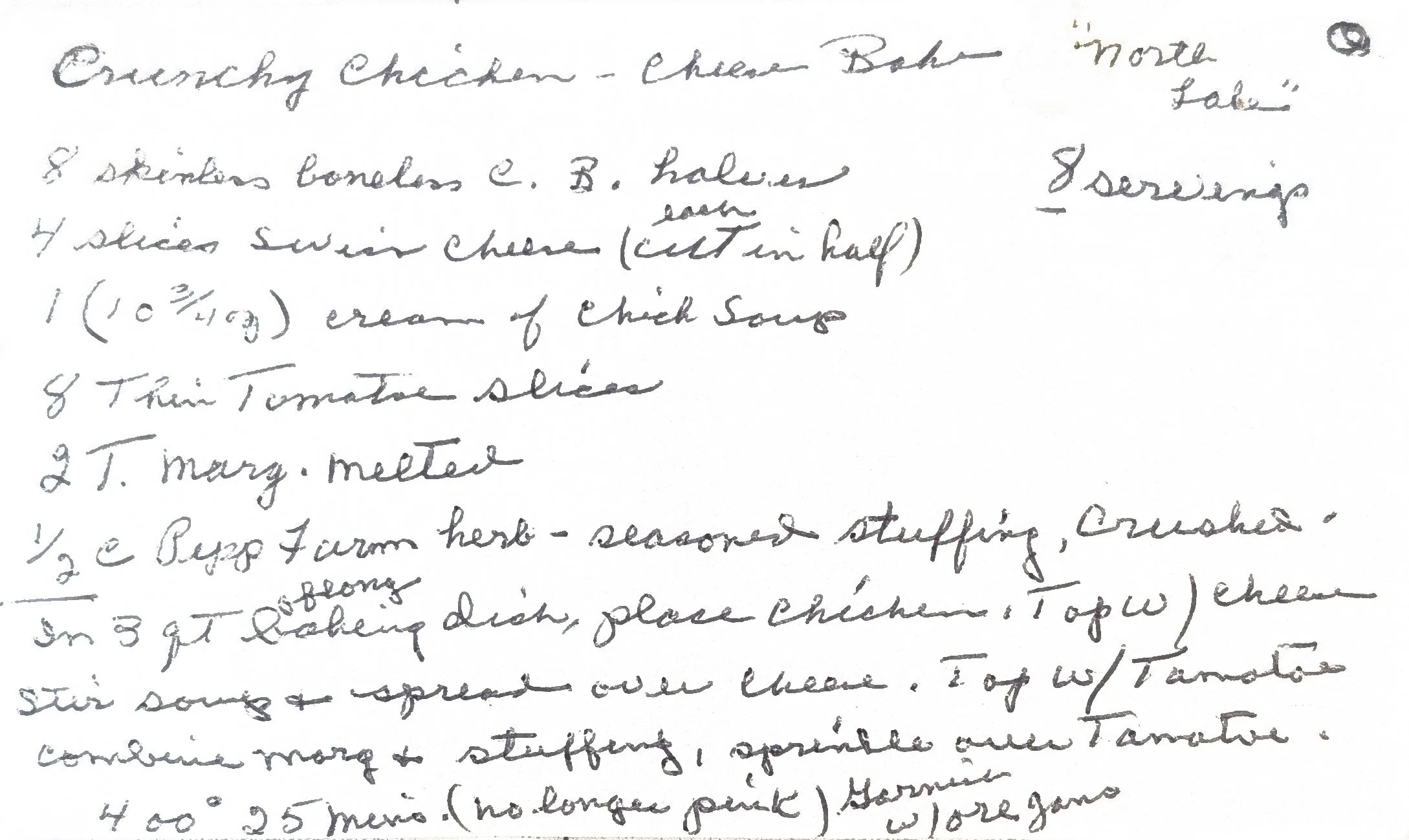 Original Handwritten Card