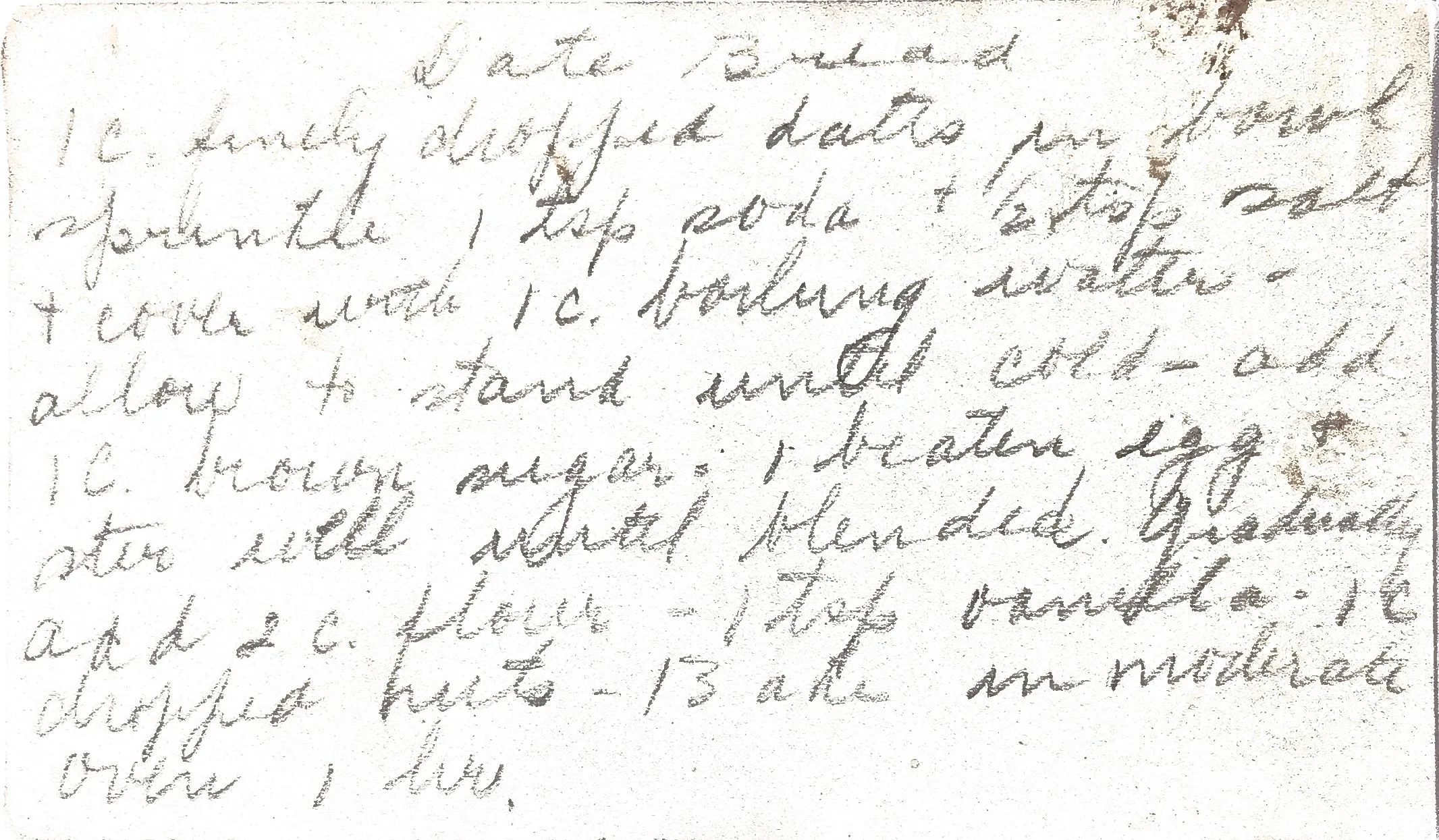 Original Handwritten Card