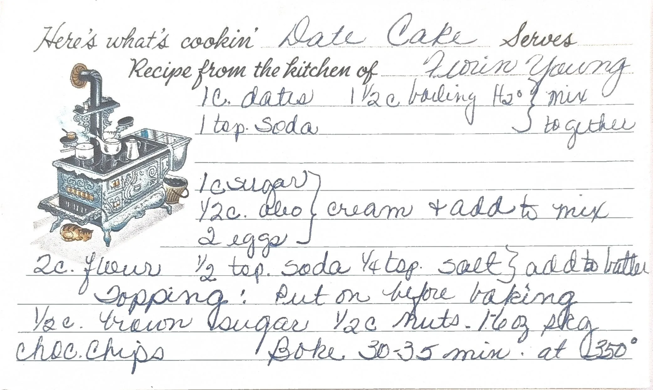 Original Handwritten Card