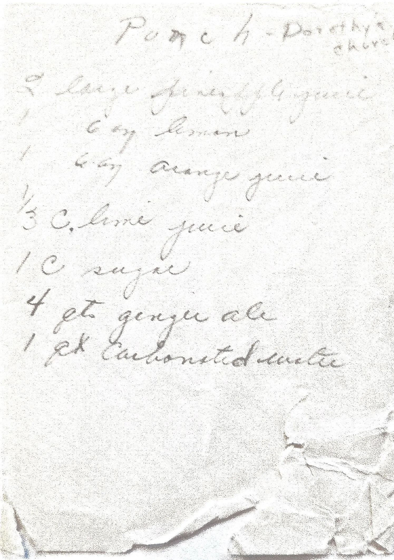 Original Handwritten Card