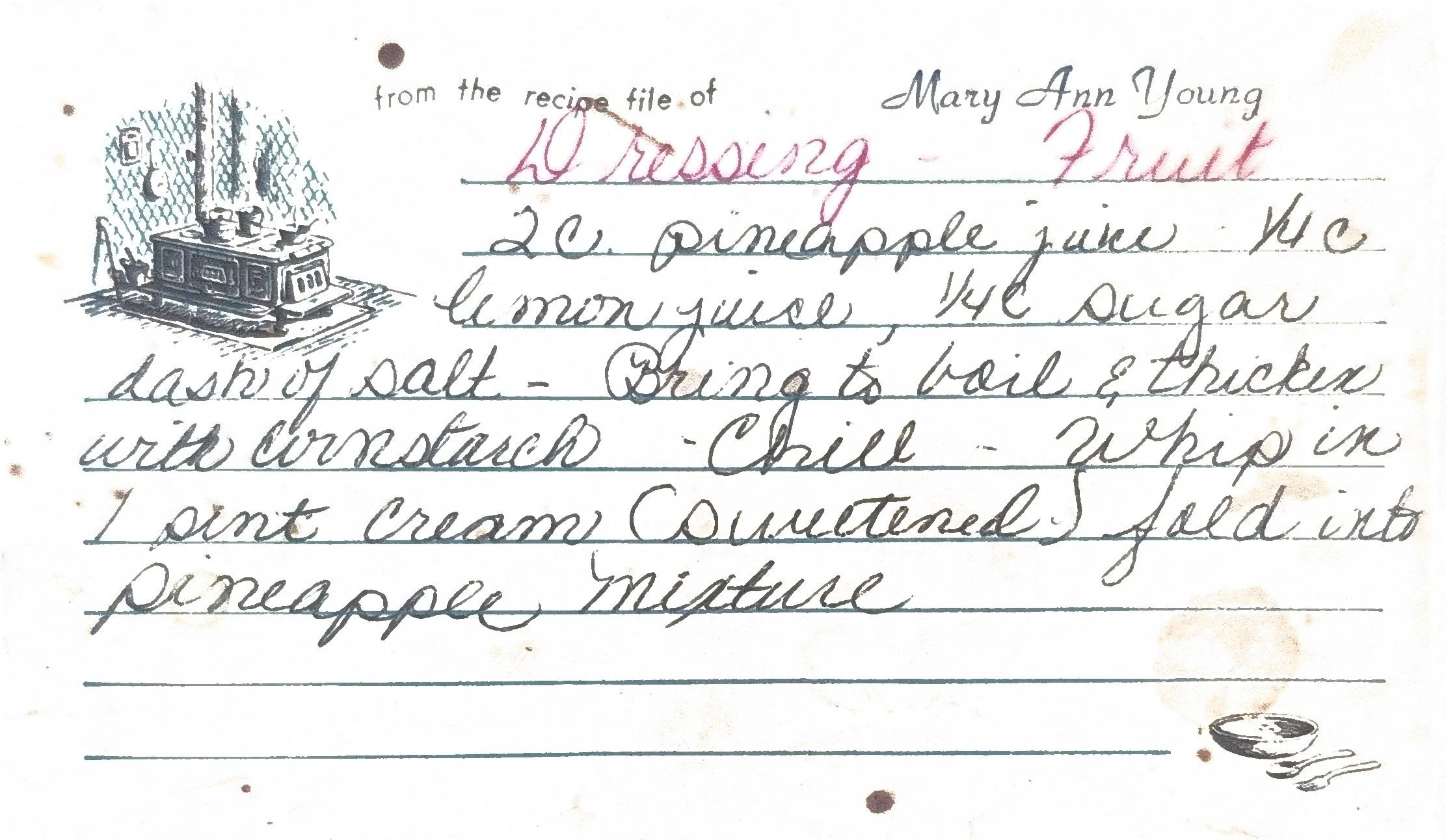 Original Handwritten Card