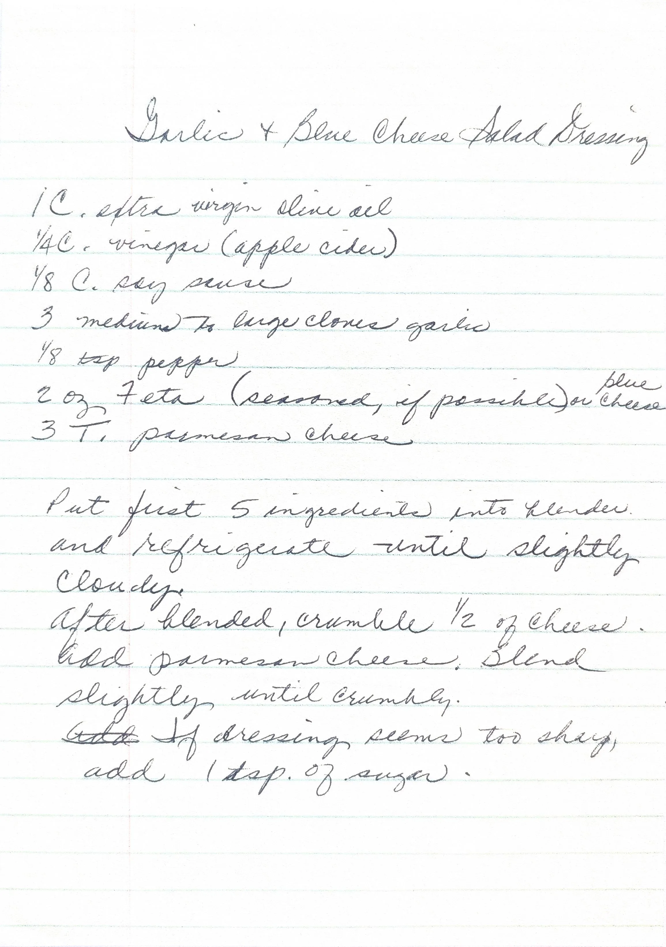 Original Handwritten Card