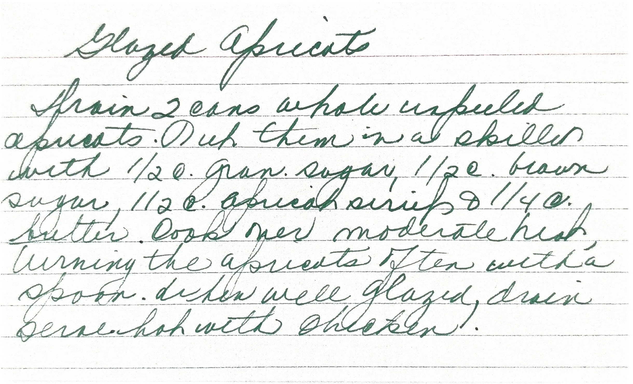 Original Handwritten Card