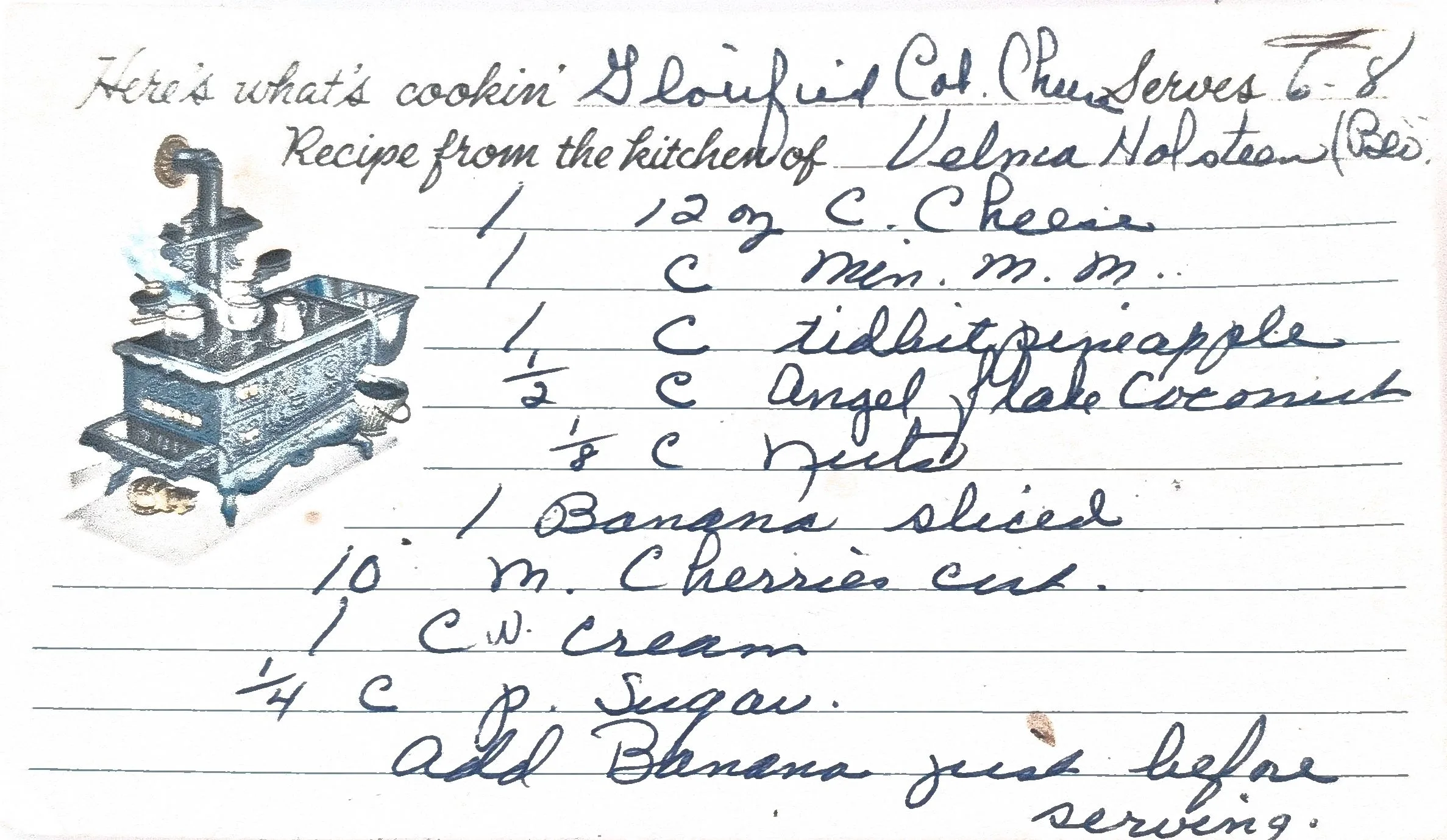 Original Handwritten Card