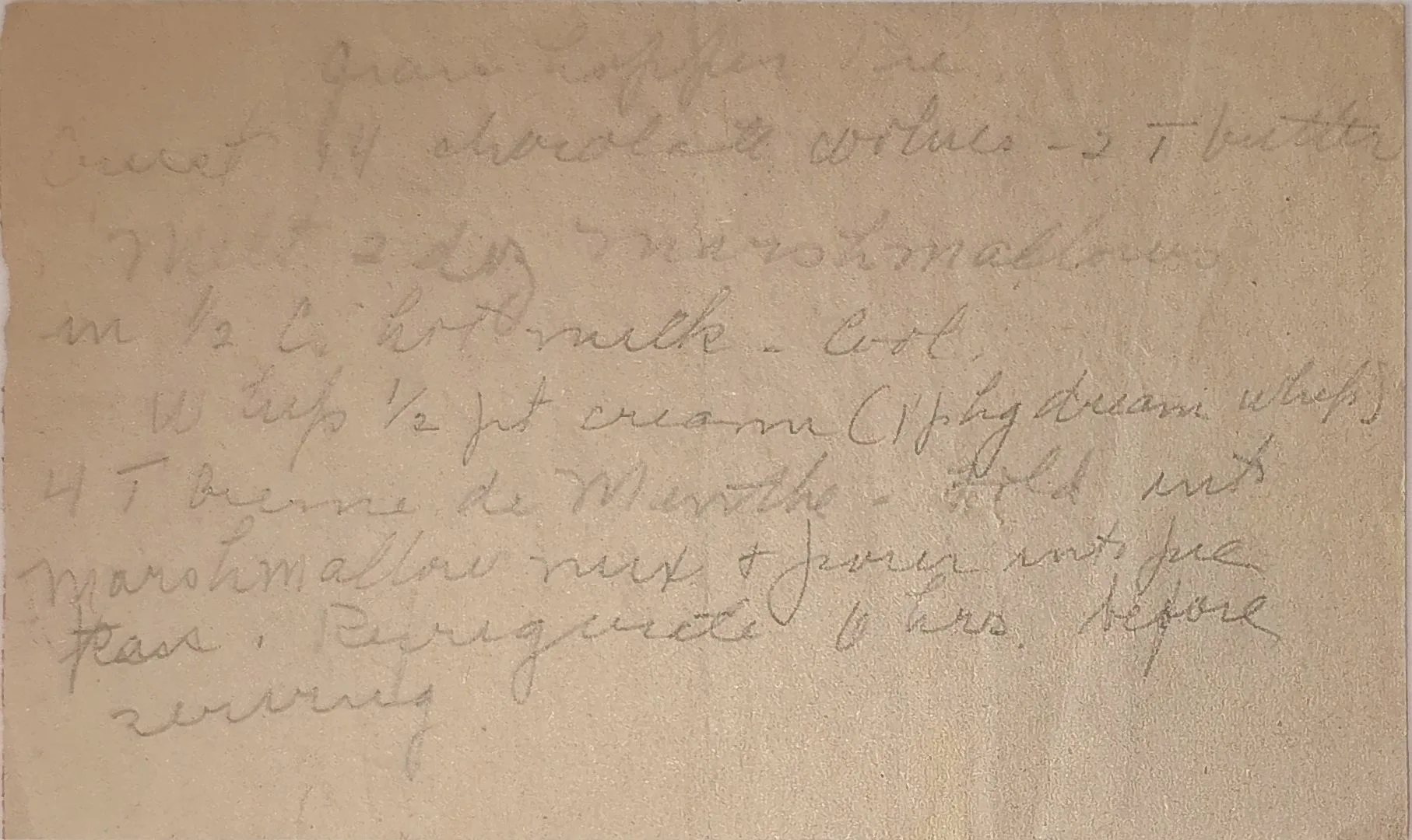 Original Handwritten Card