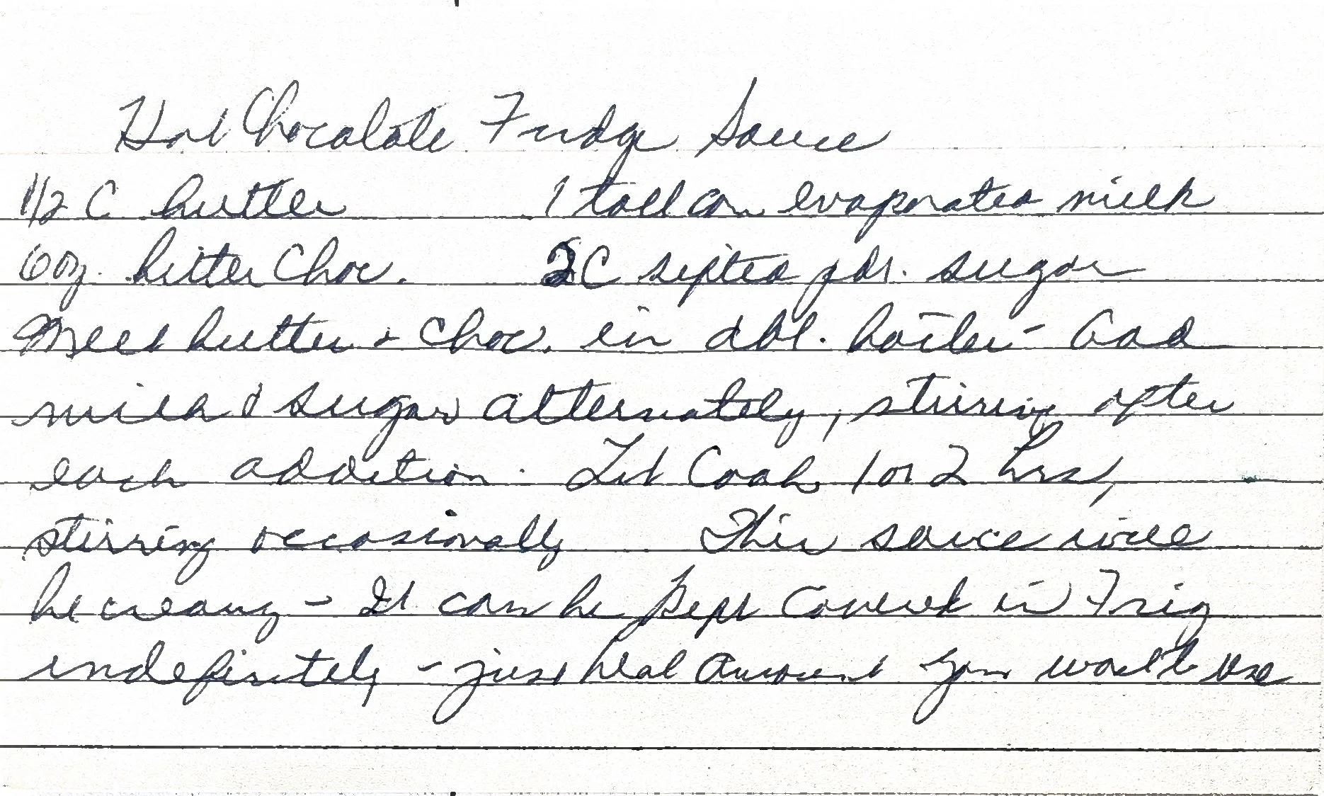 Original Handwritten Card