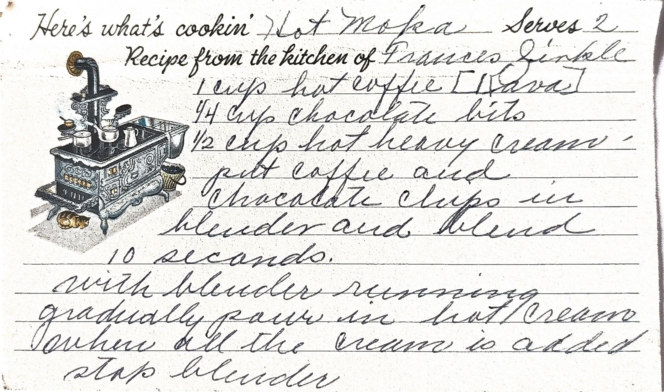 Original Handwritten Card