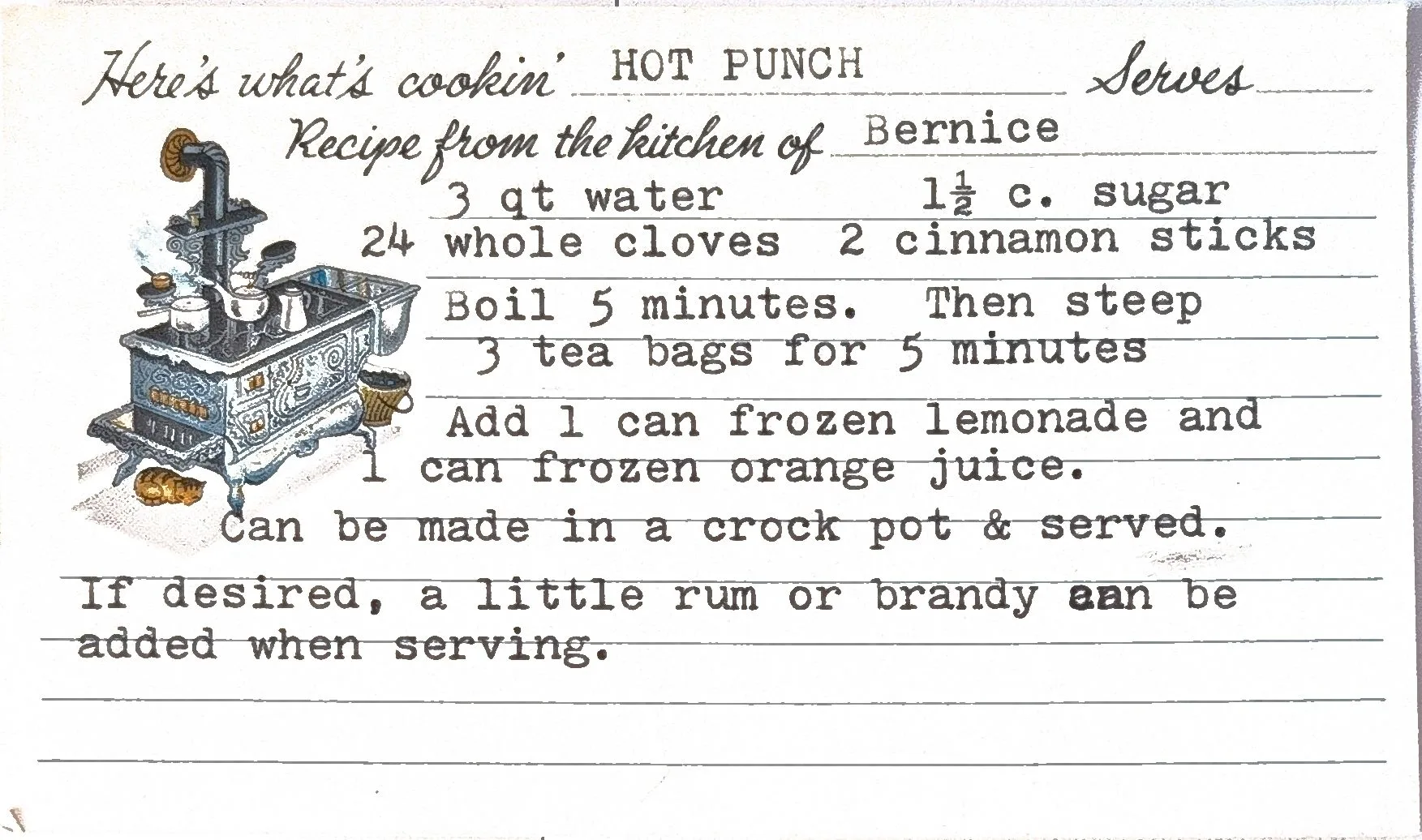 Original Handwritten Card