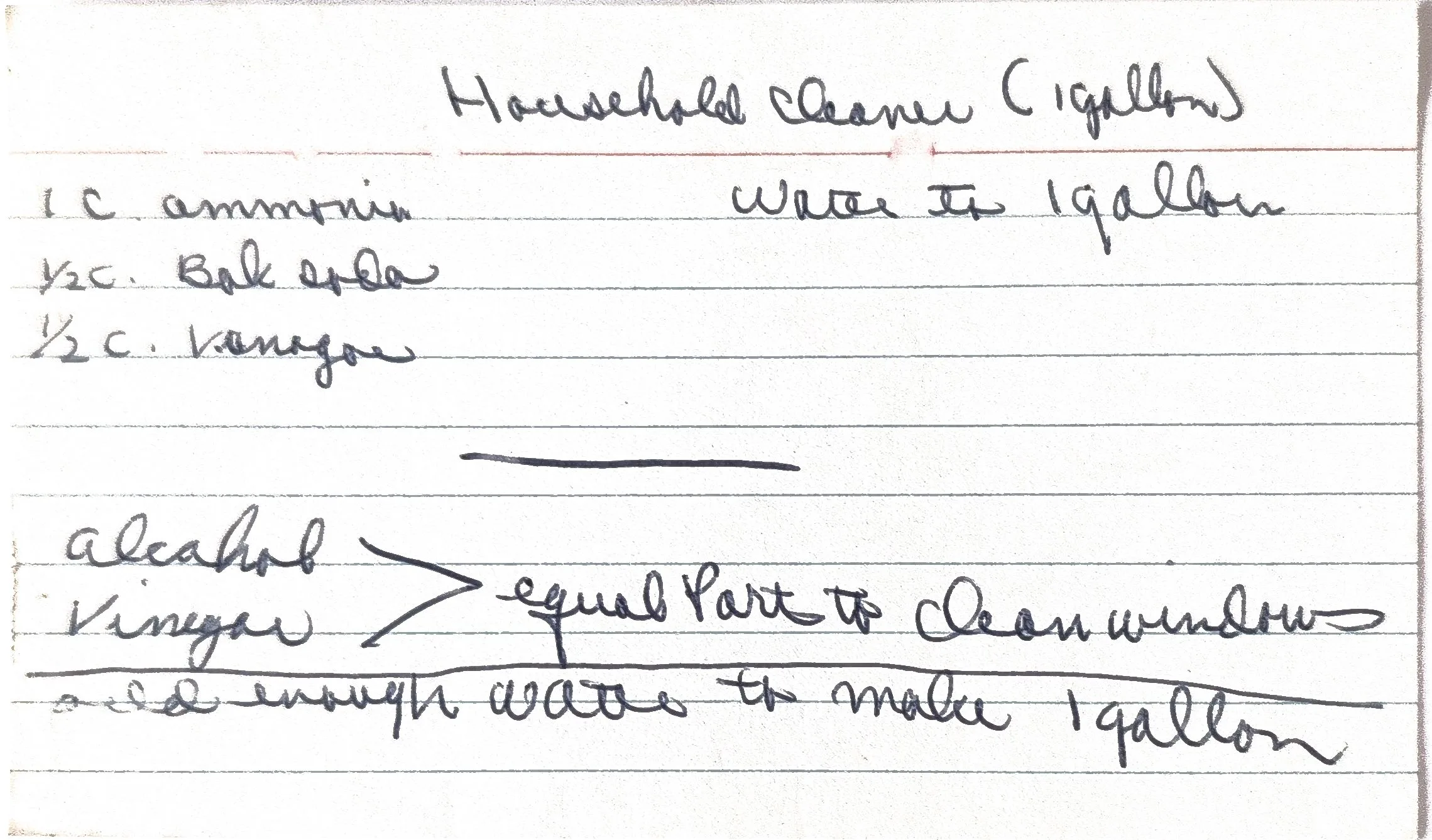 Original Handwritten Card