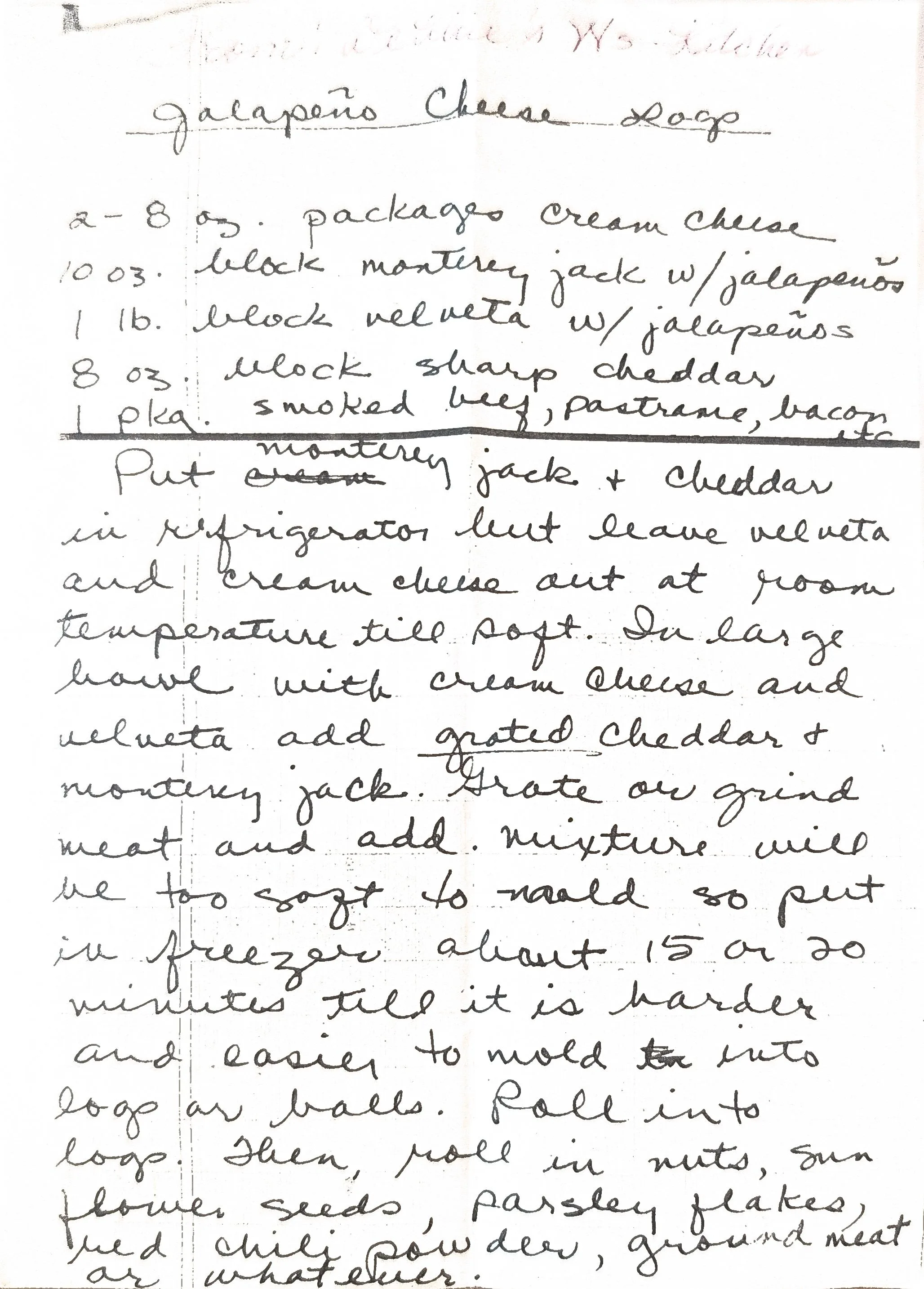 Original Handwritten Card