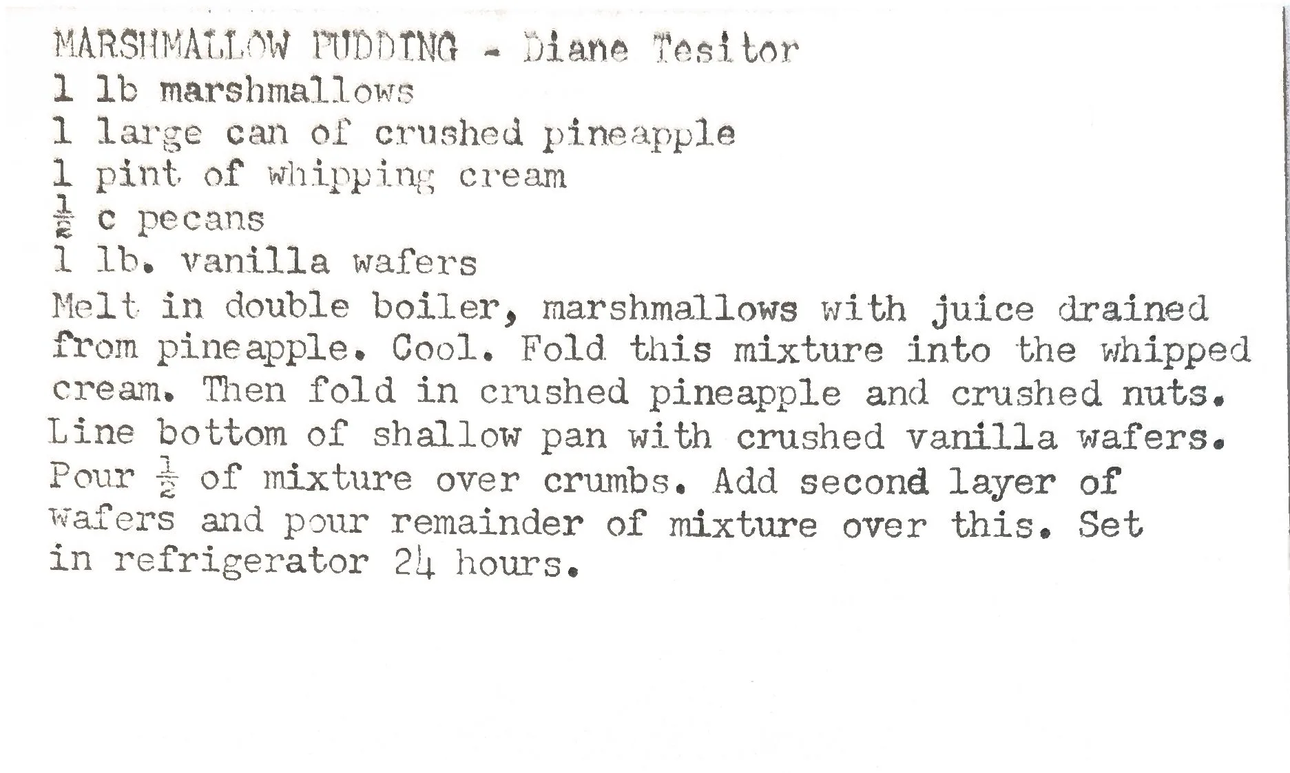 Original Handwritten Card