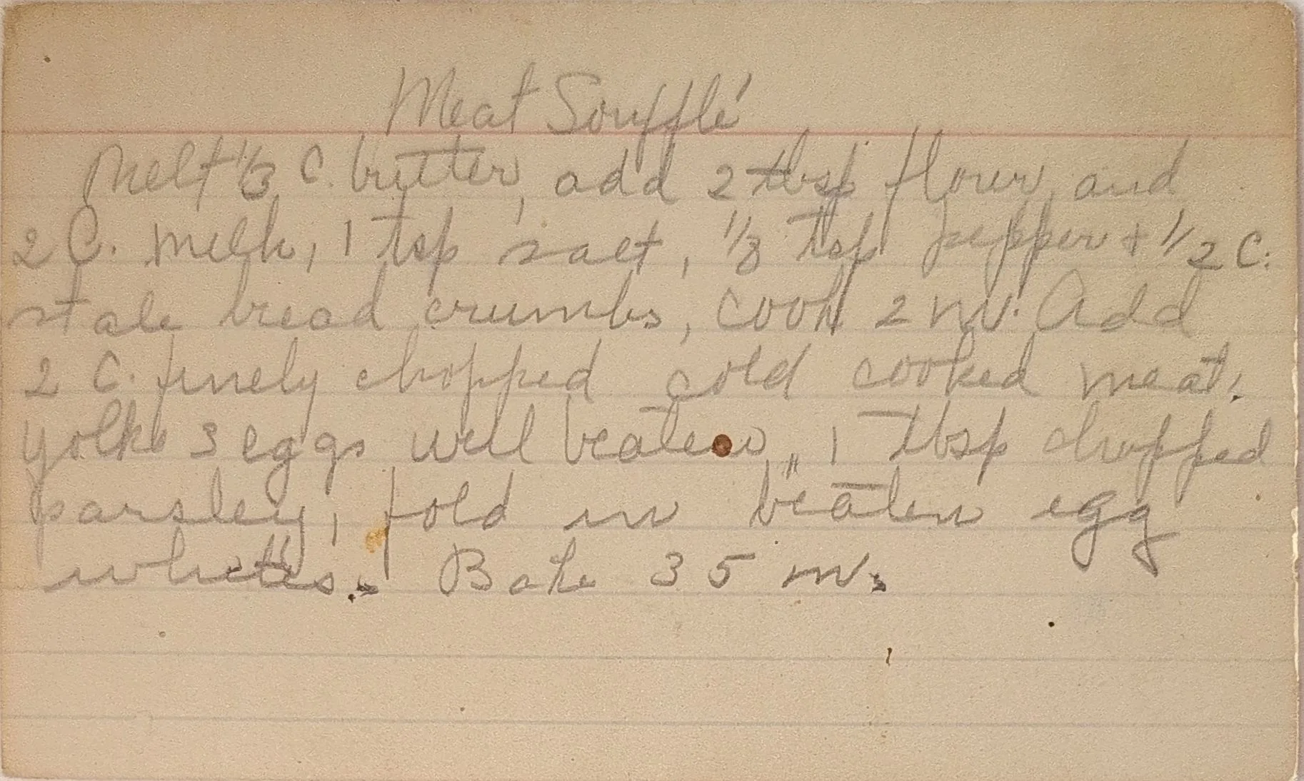 Original Handwritten Card