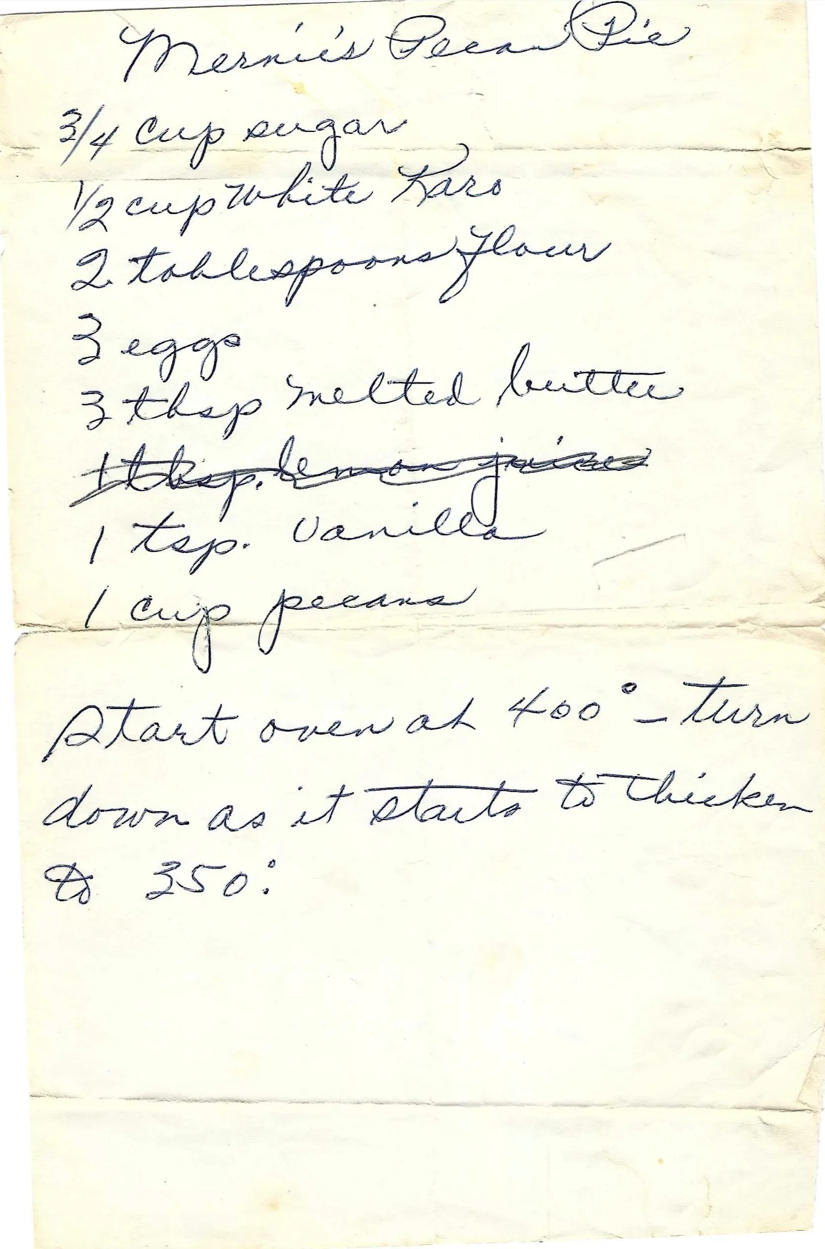 Original Handwritten Card