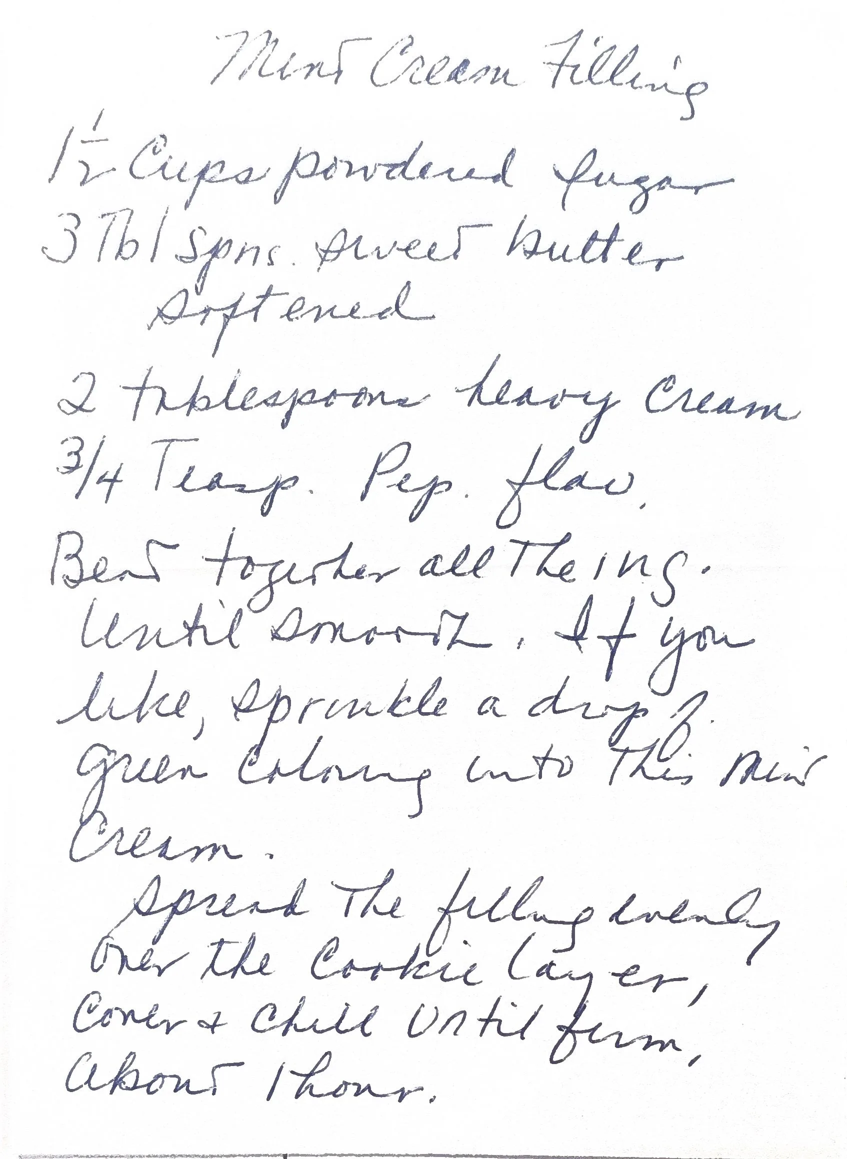 Original Handwritten Card