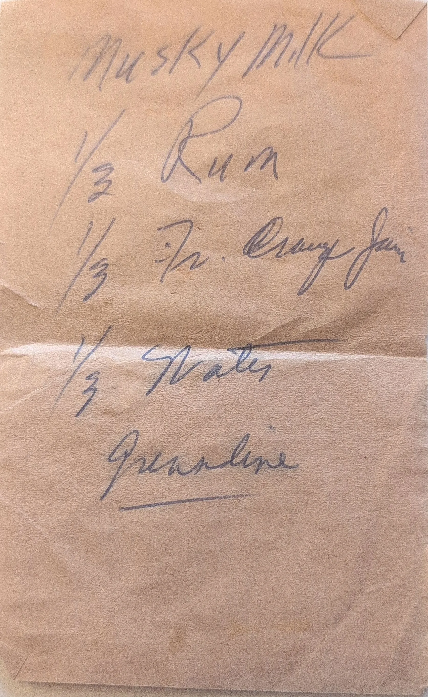 Original Handwritten Card