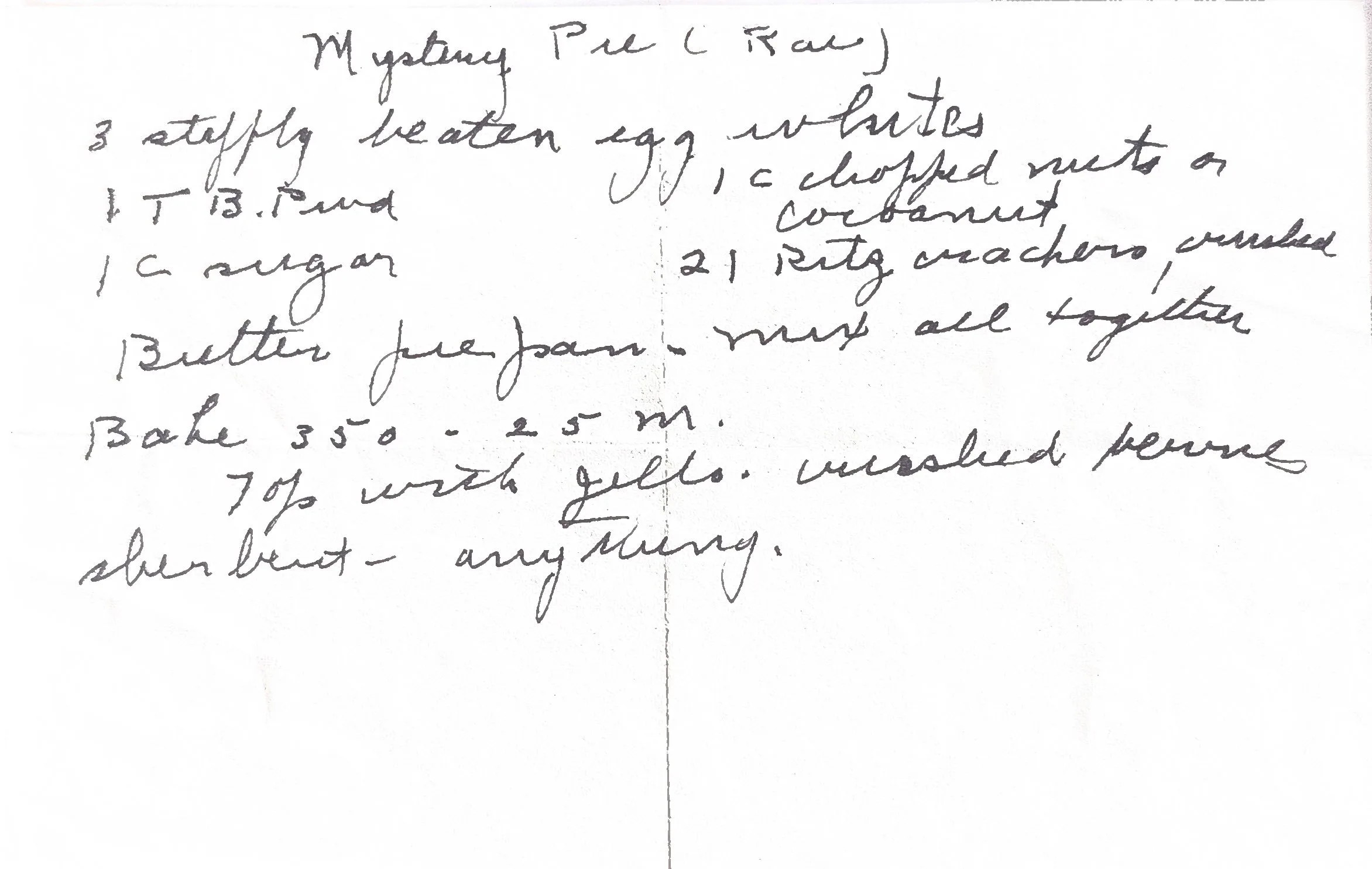 Original Handwritten Card