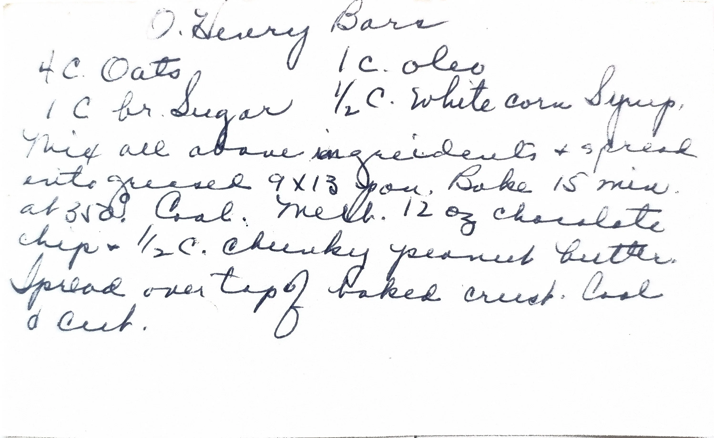 Original Handwritten Card