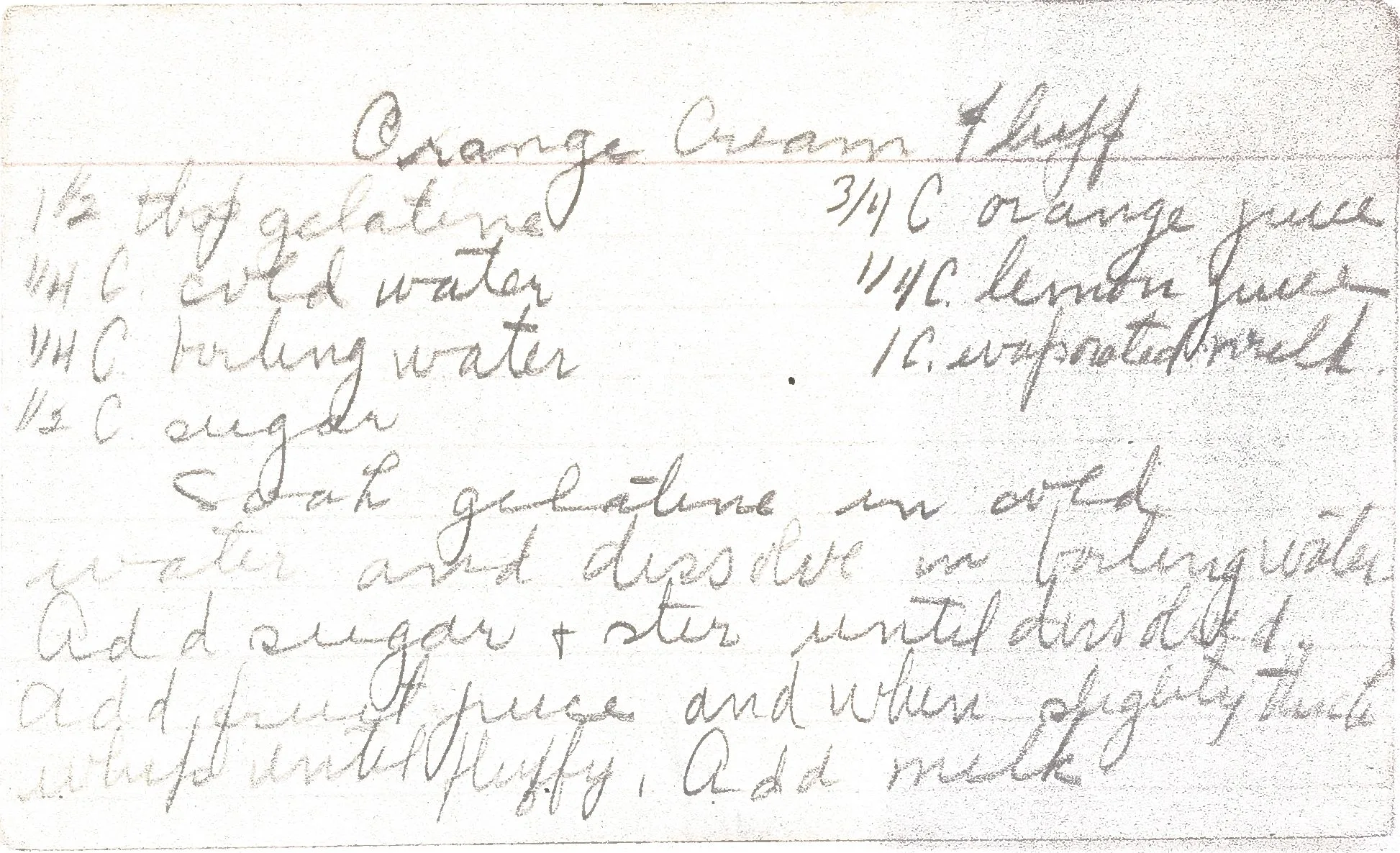 Original Handwritten Card