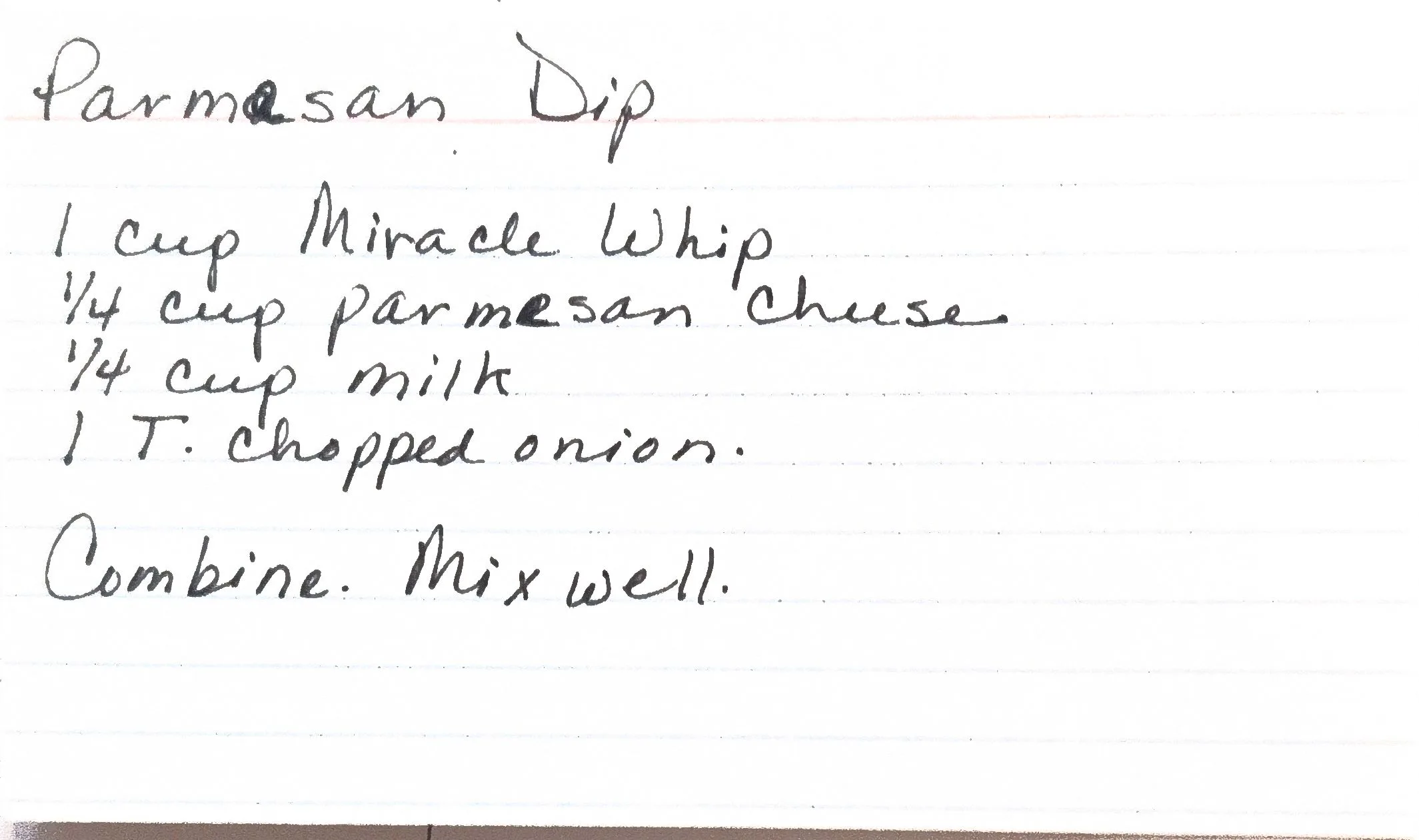 Original Handwritten Card
