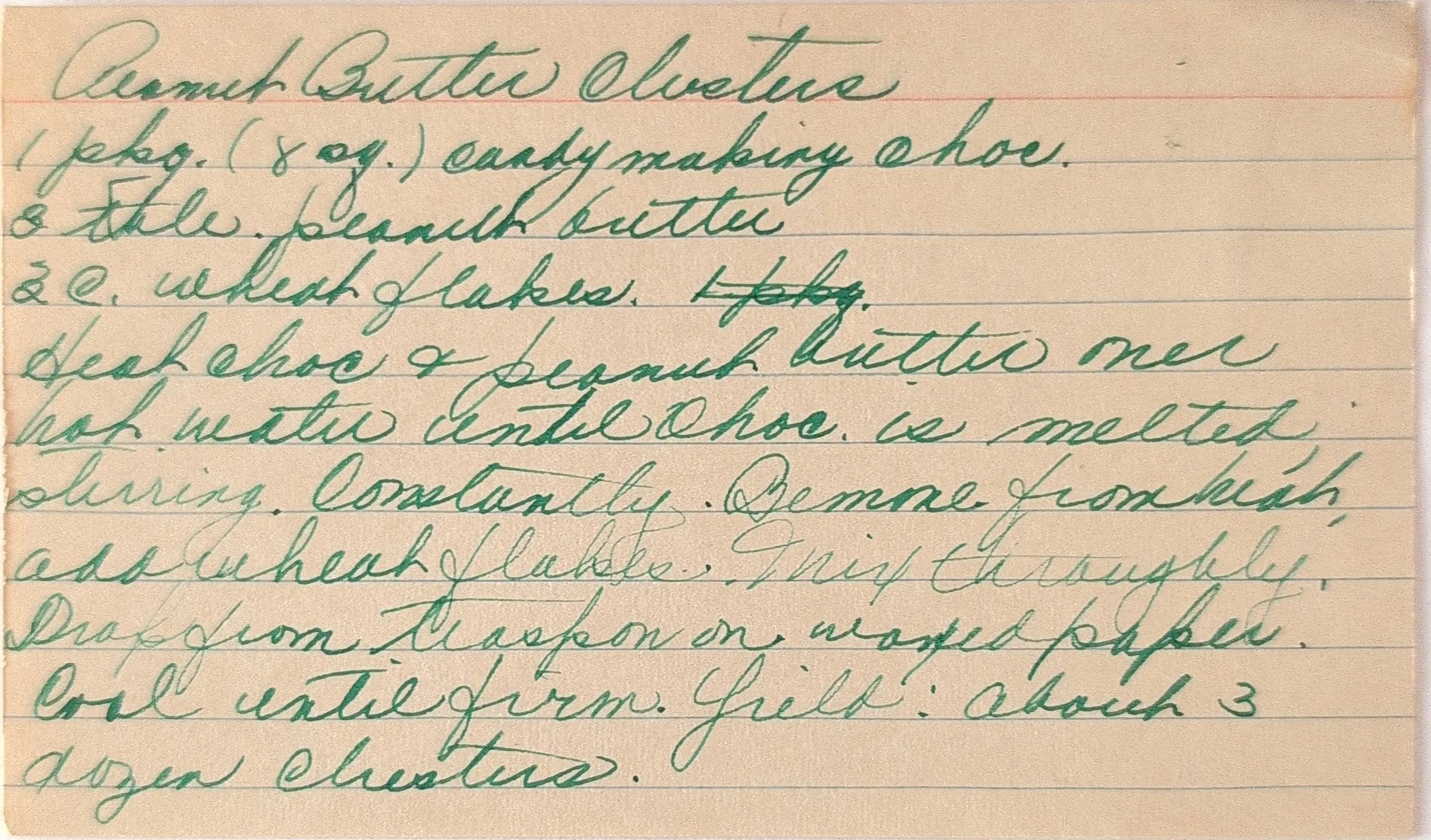 Original Handwritten Card