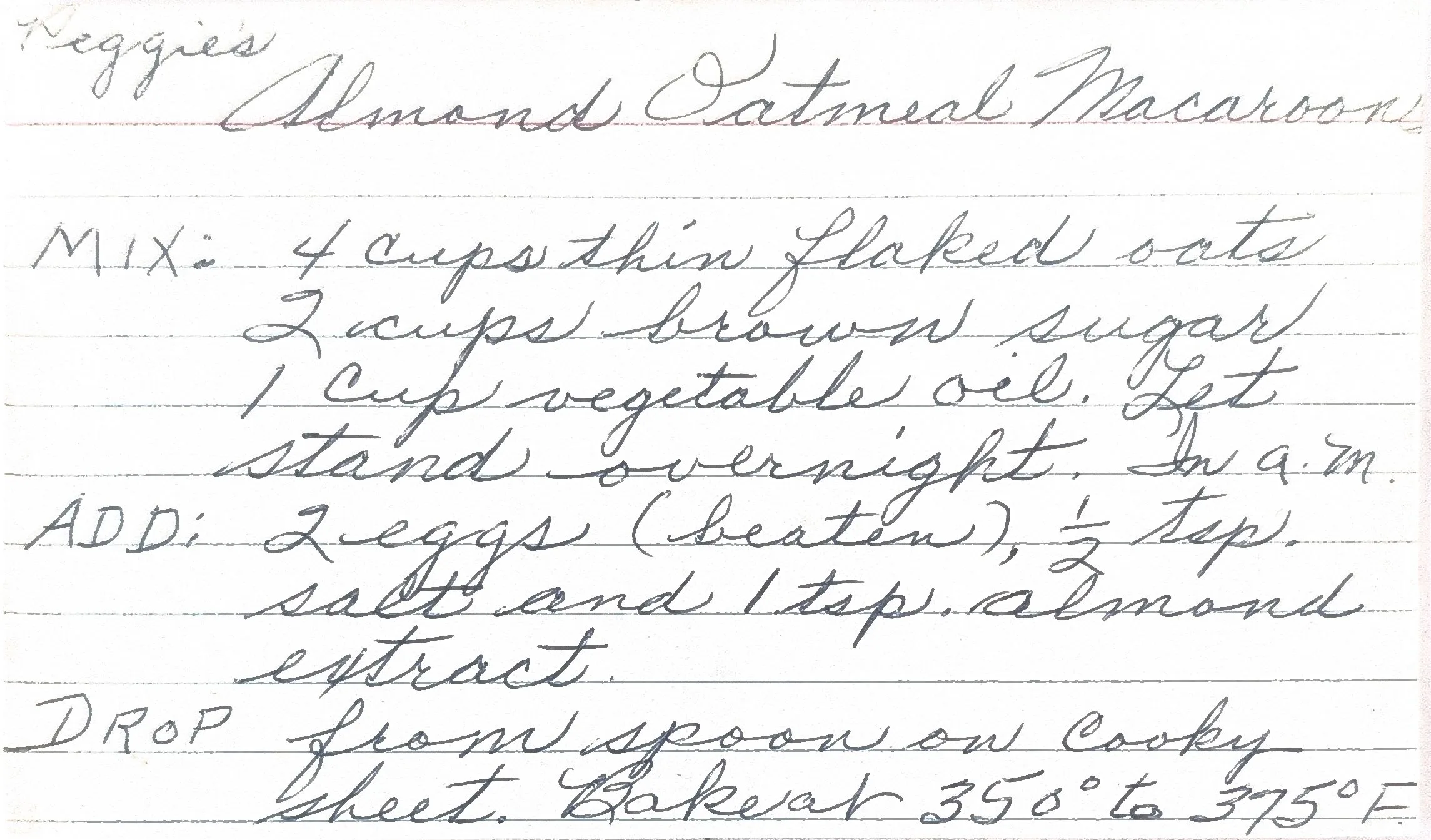 Original Handwritten Card
