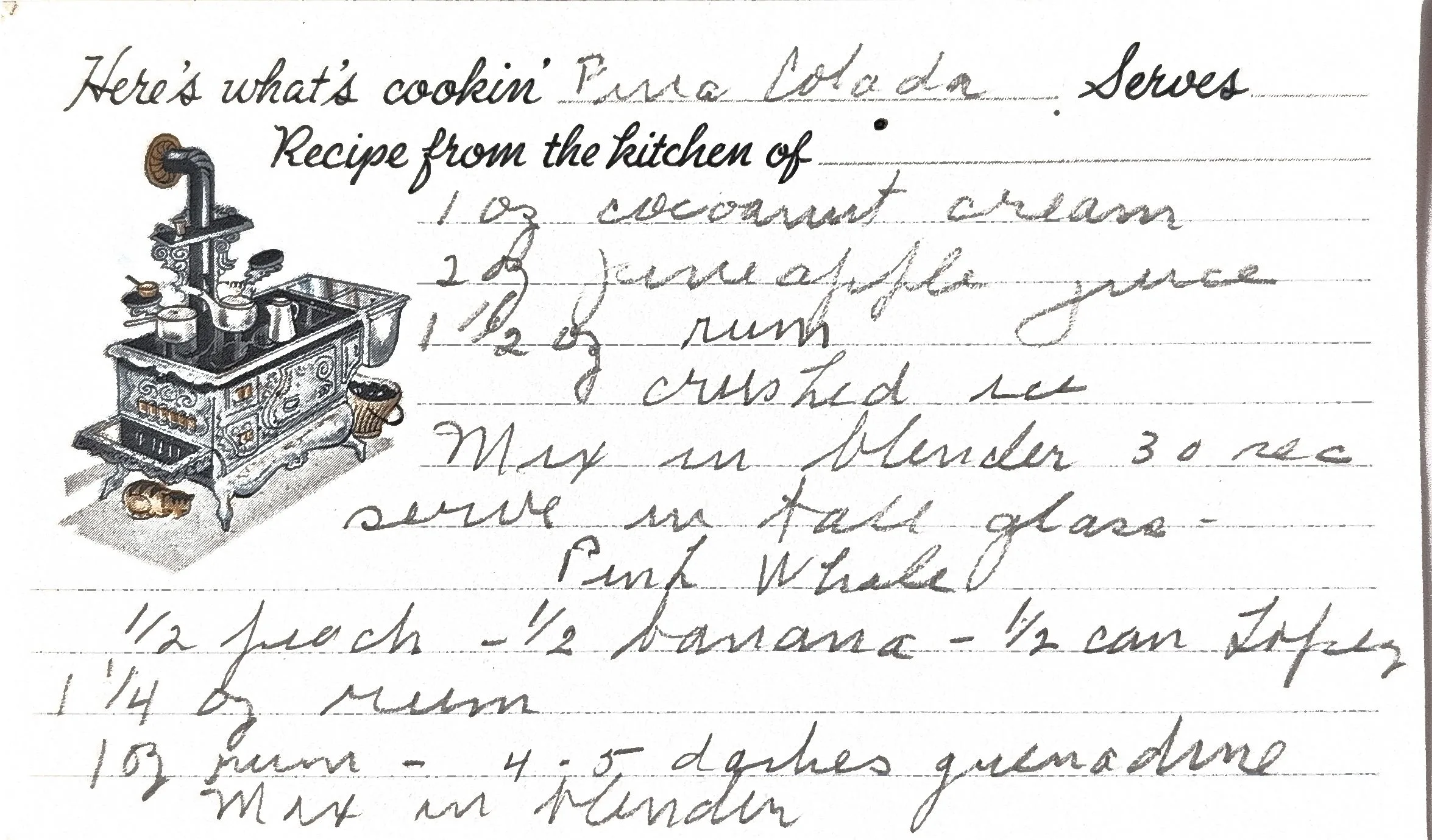 Original Handwritten Card