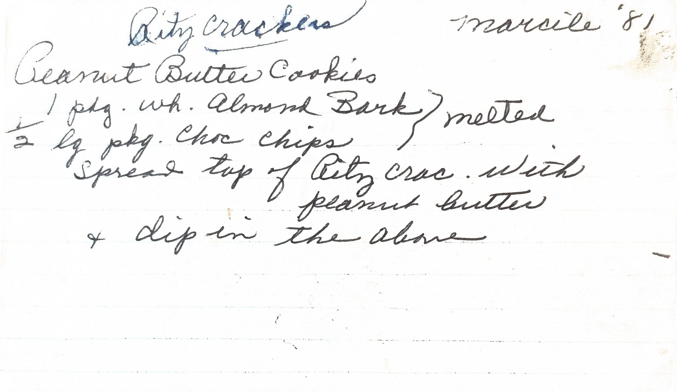 Original Handwritten Card